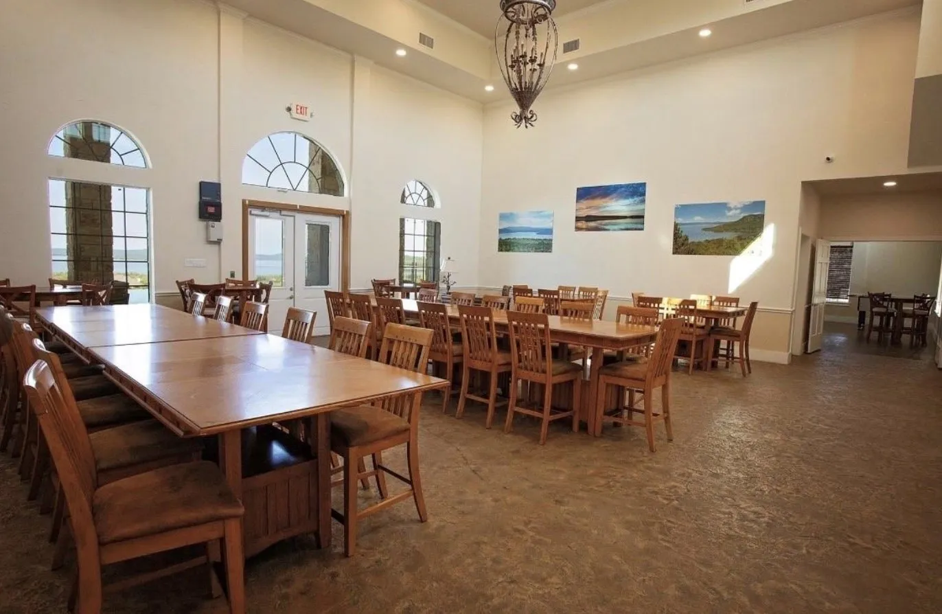 Reserve this space for large family gatherings or parties.