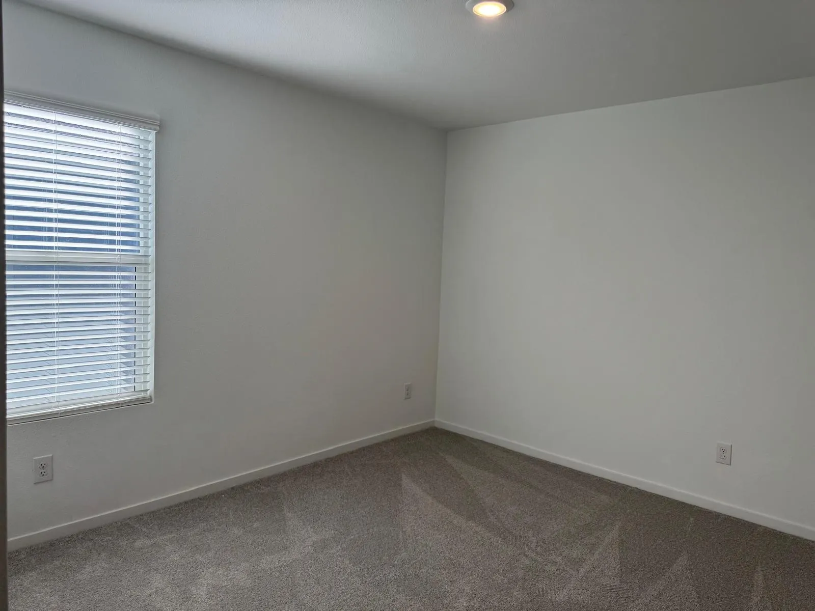 Spare room with carpet floors and baseboards