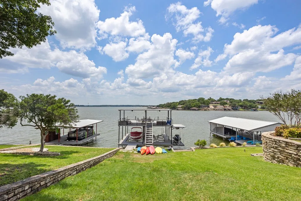 Walk out your back door to your dock