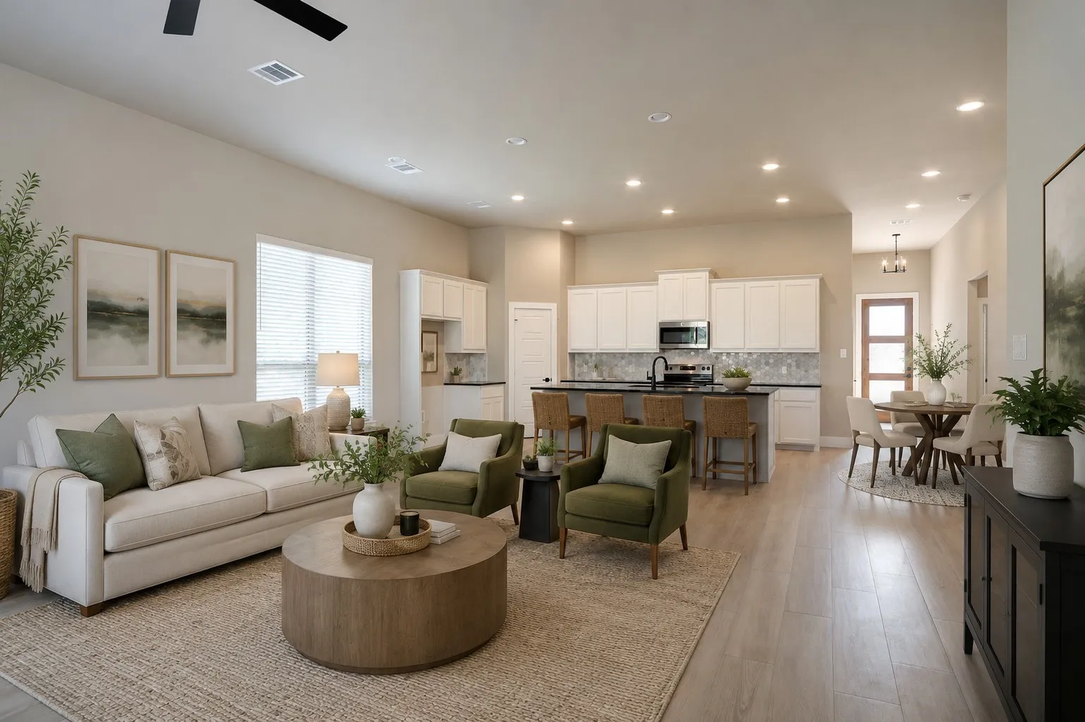 Staged Living room