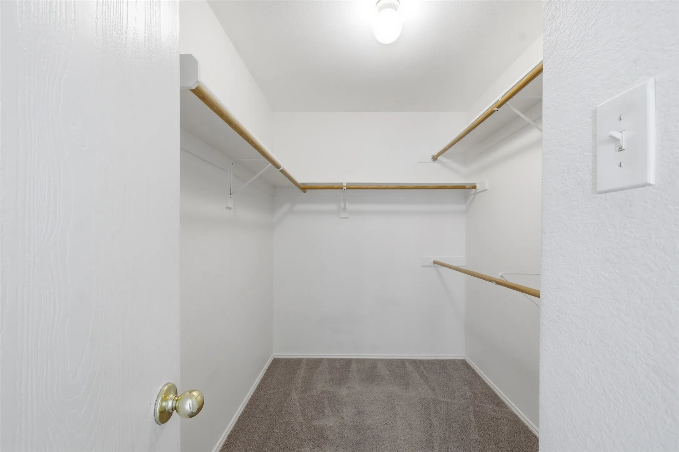 Primary bedroom features a large walk in closet
