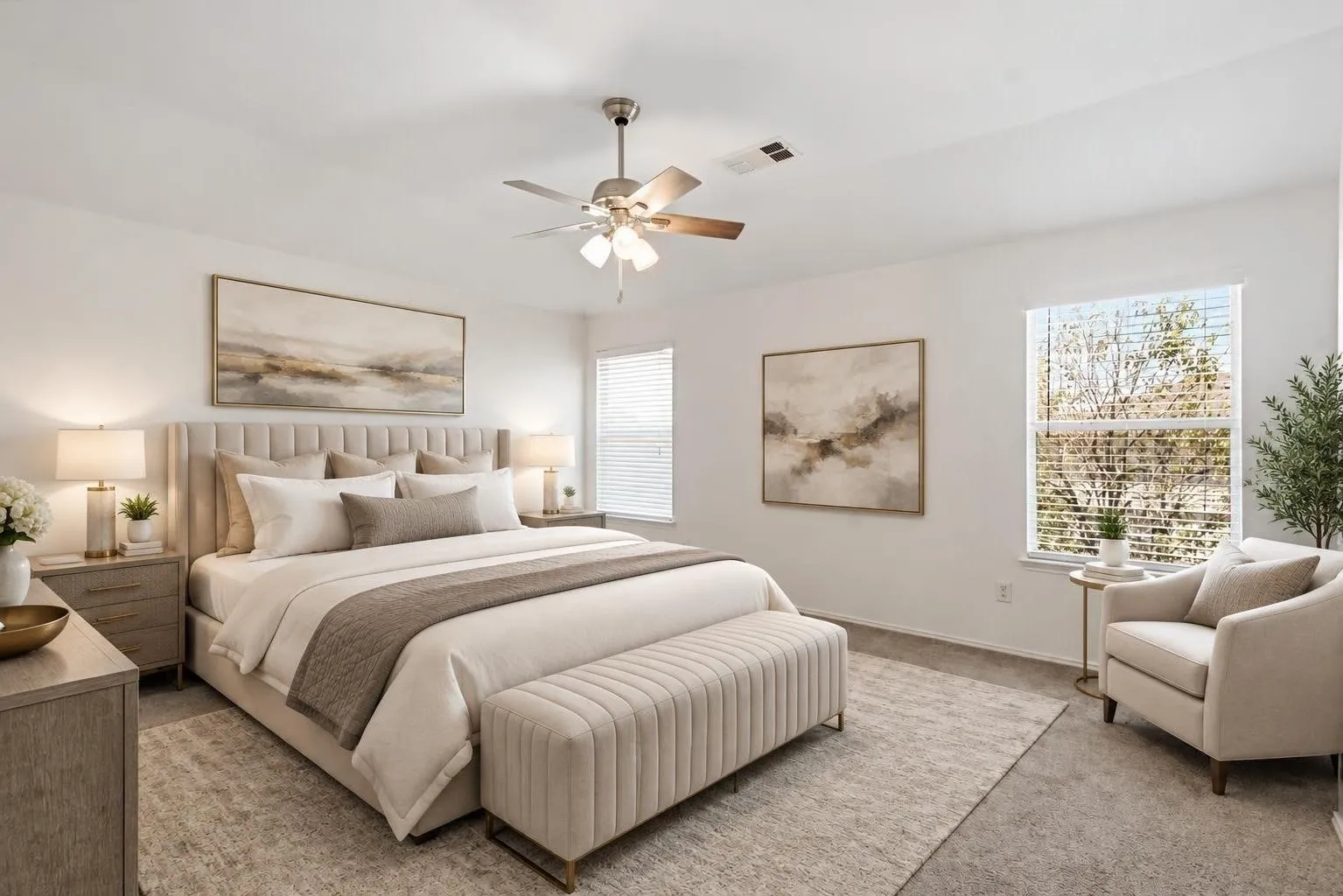 Primary bedroom retreat