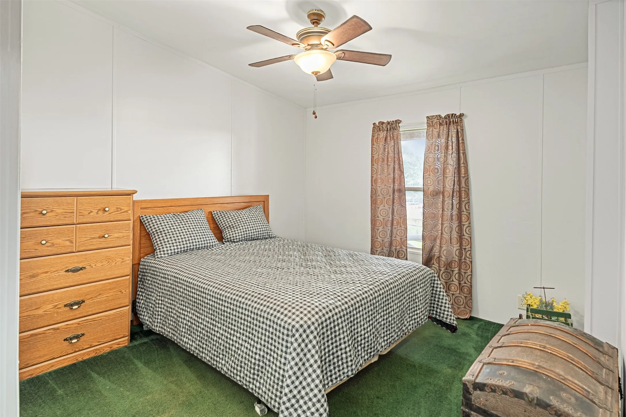 Bedroom with water view