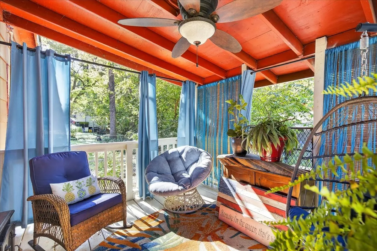 Patio off of the primary bedroom