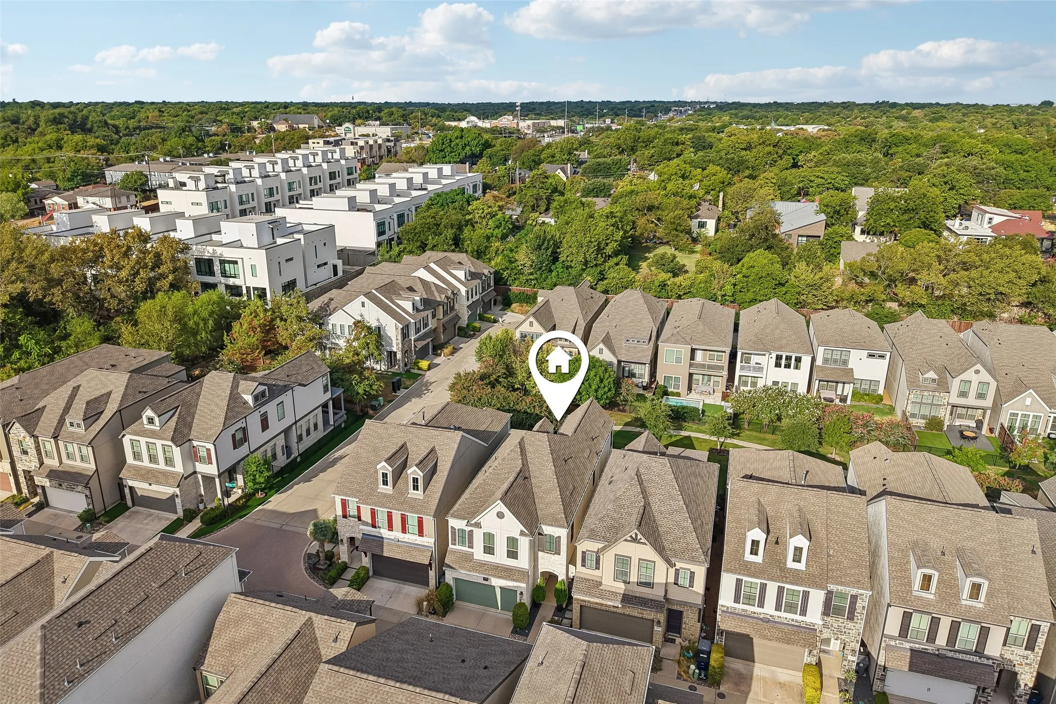 Located on the community's greenbelt