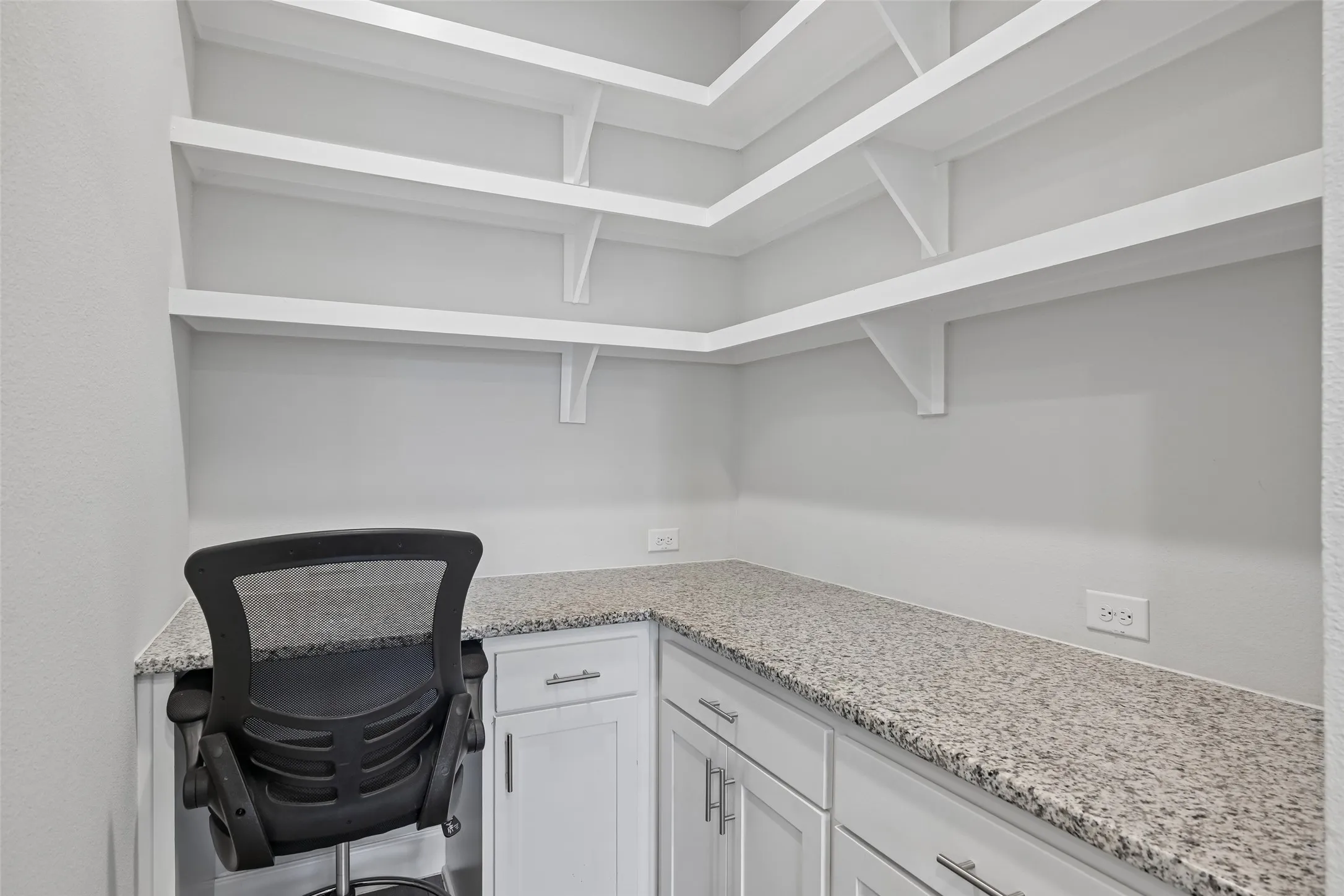 butler's pantry with appliance bar and seating/room for a bev fridge