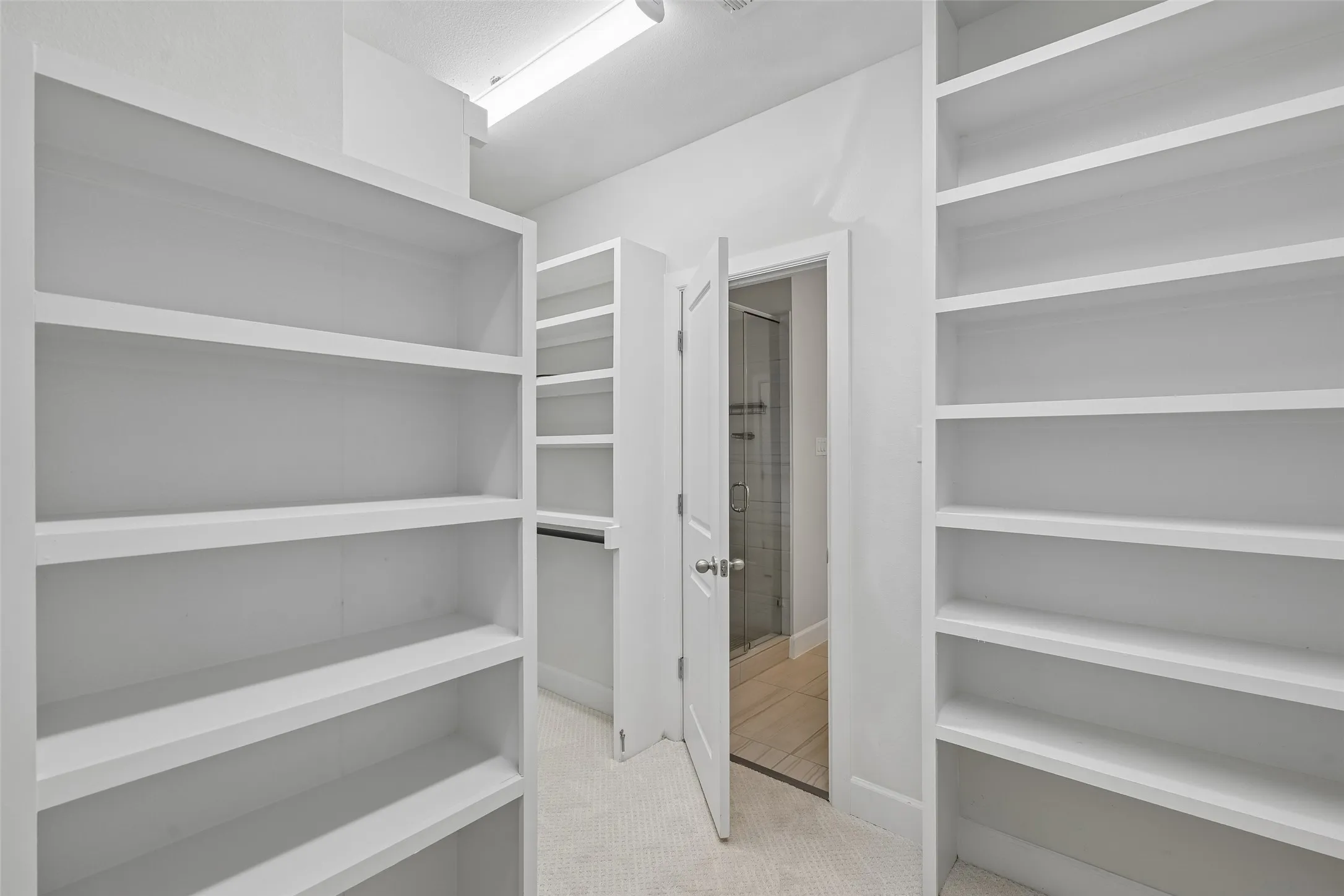 another section of primary closet