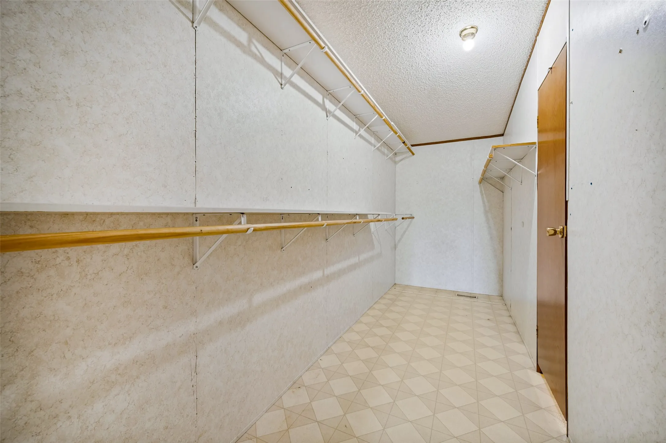 Large primary closet