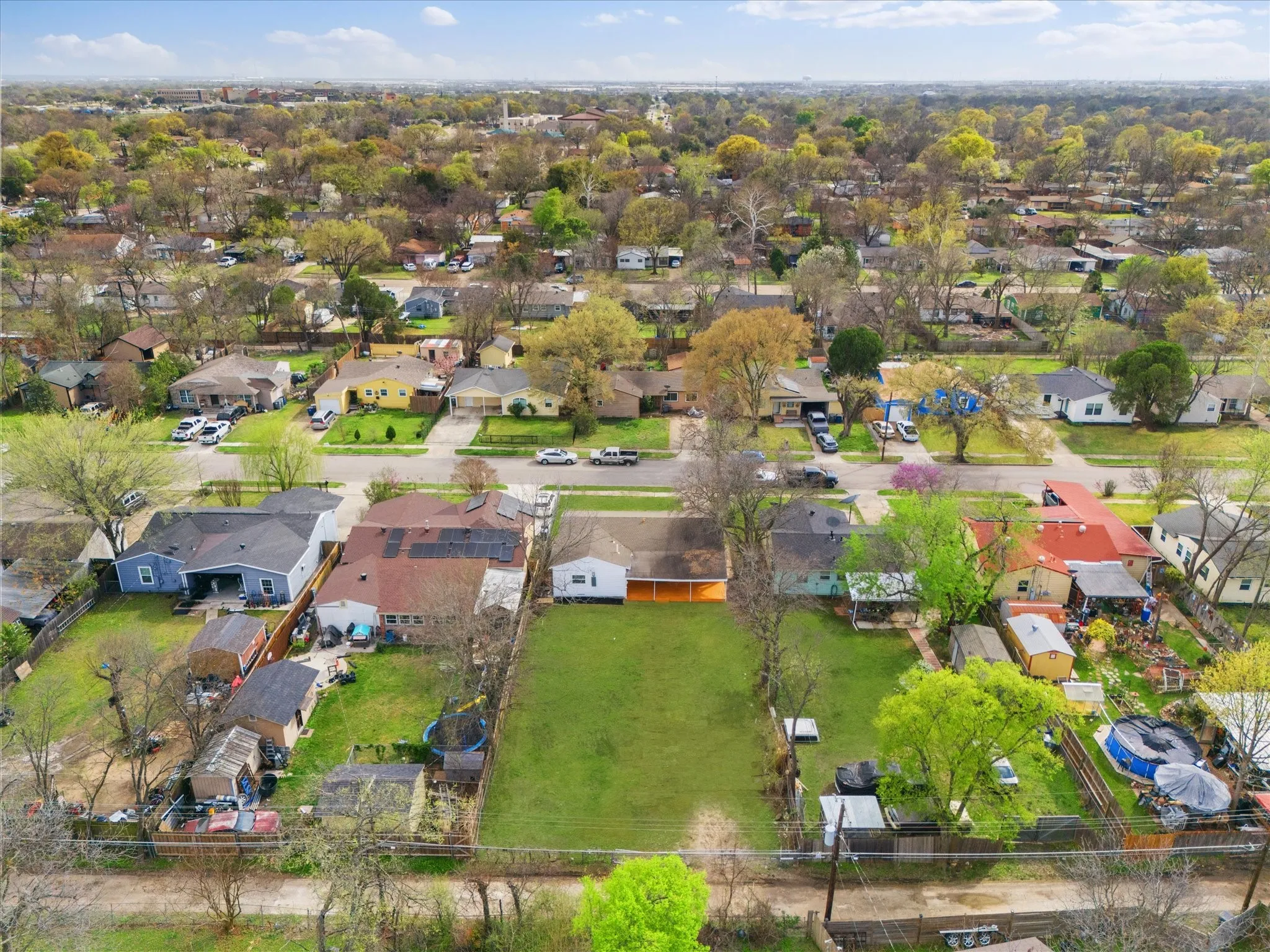 Expansive residential lot featuring a large grassy area