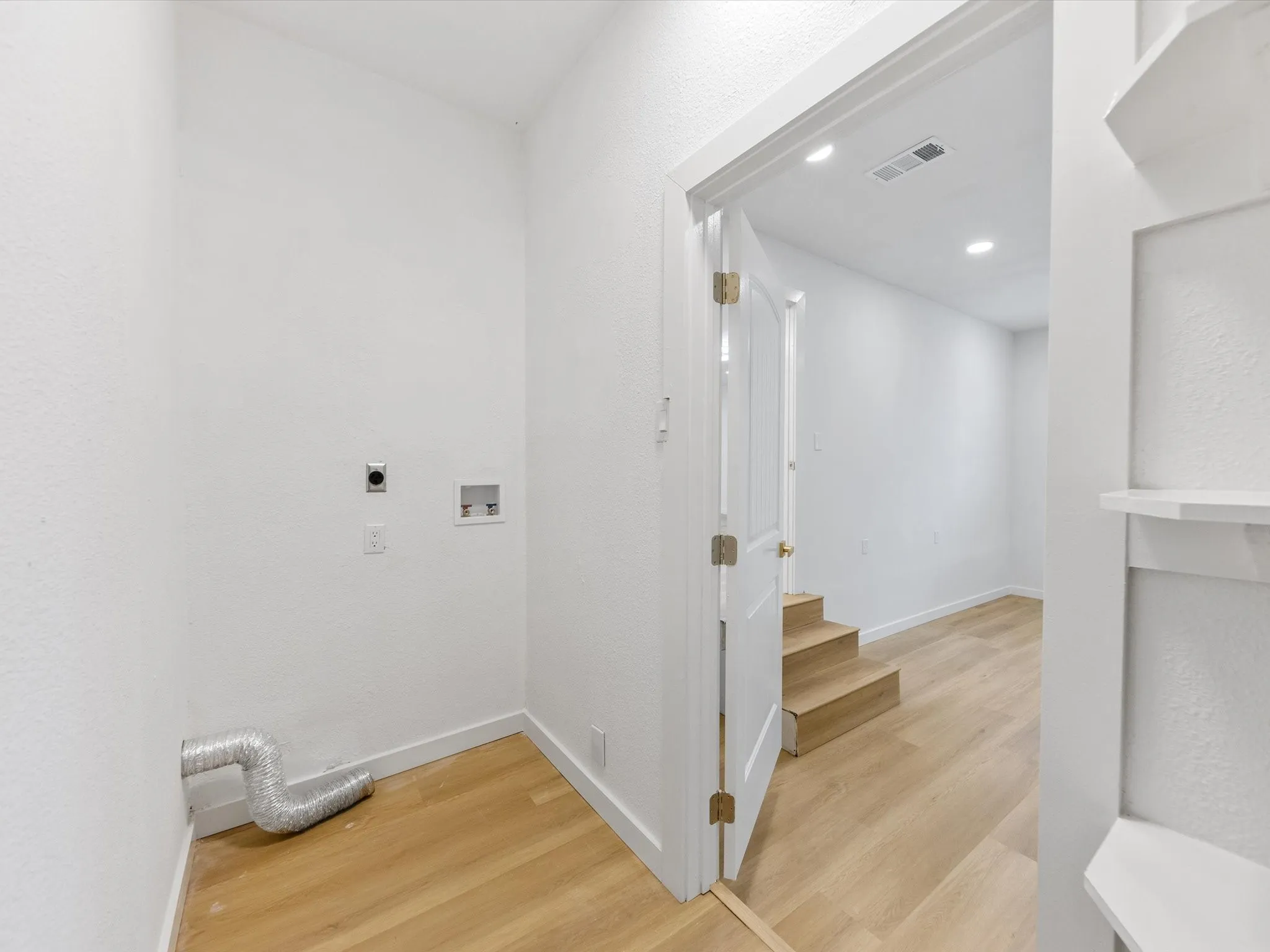 Dedicated laundry area with utility hookups