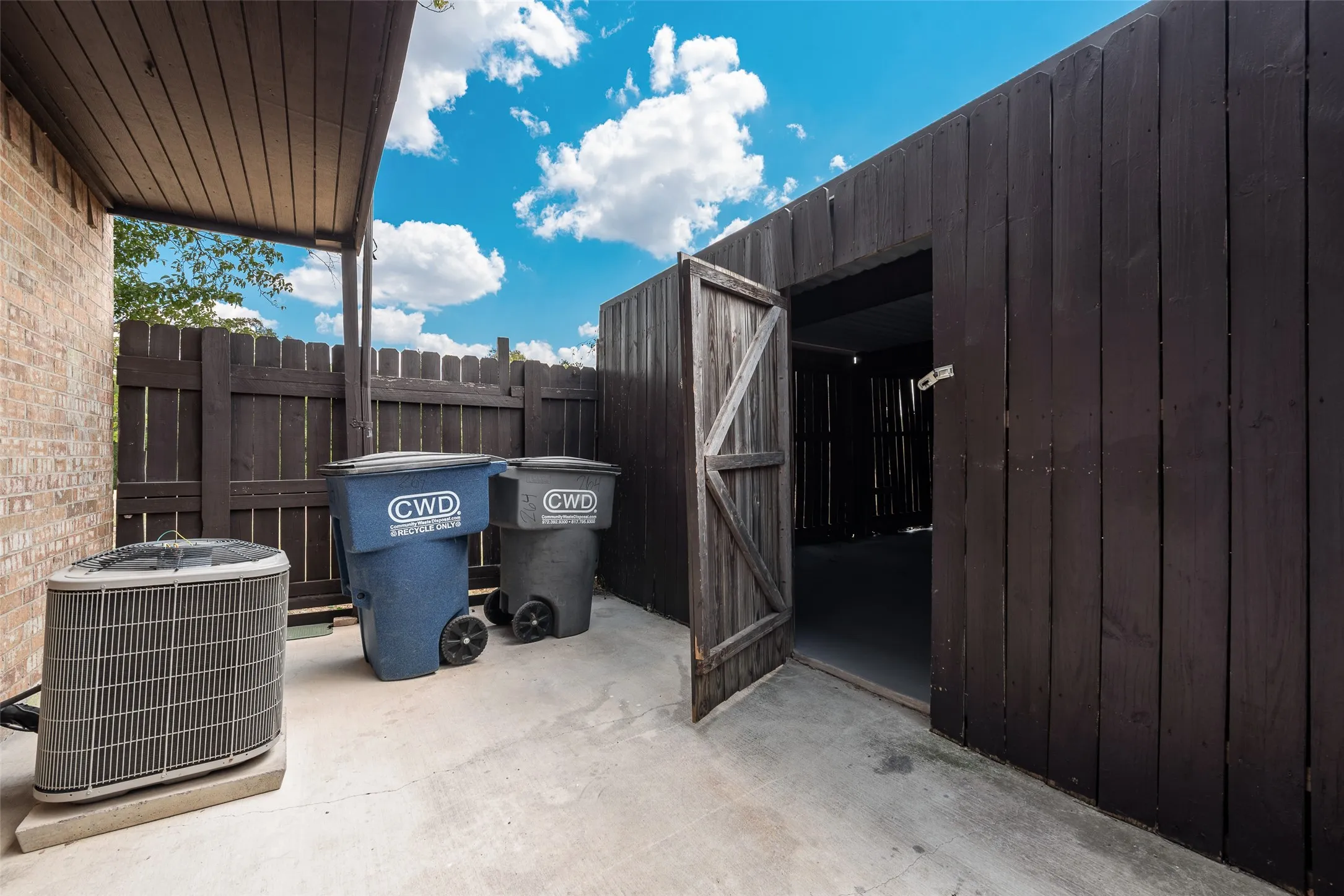 Entry into garage
