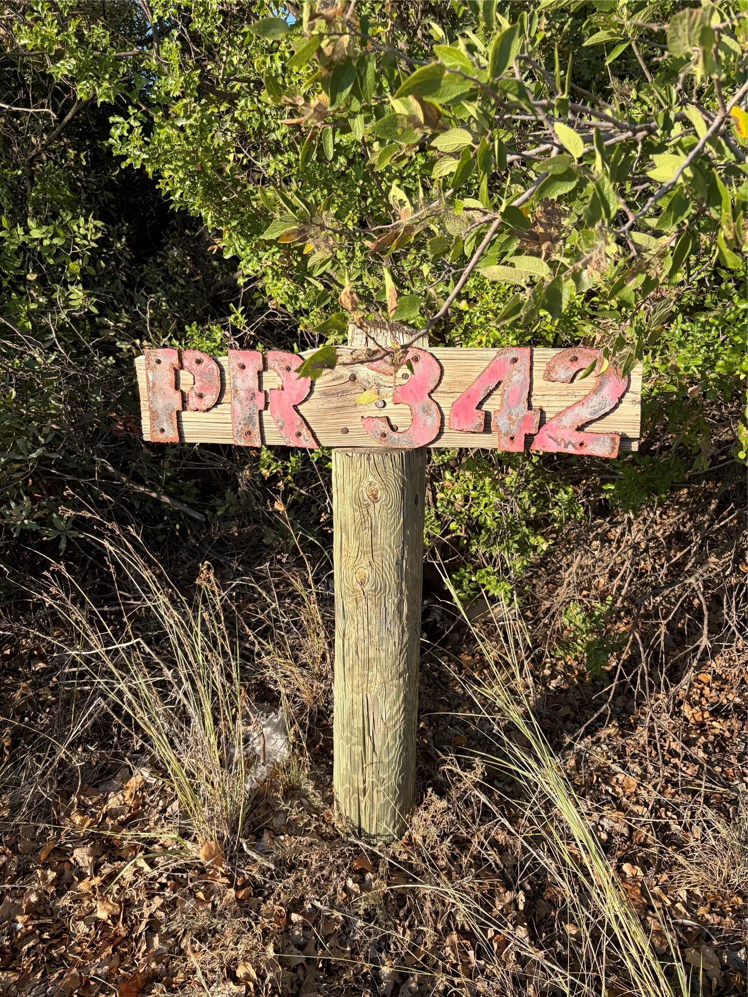 direction sign from hwy 277; this home is just 10 seconds from this sign.