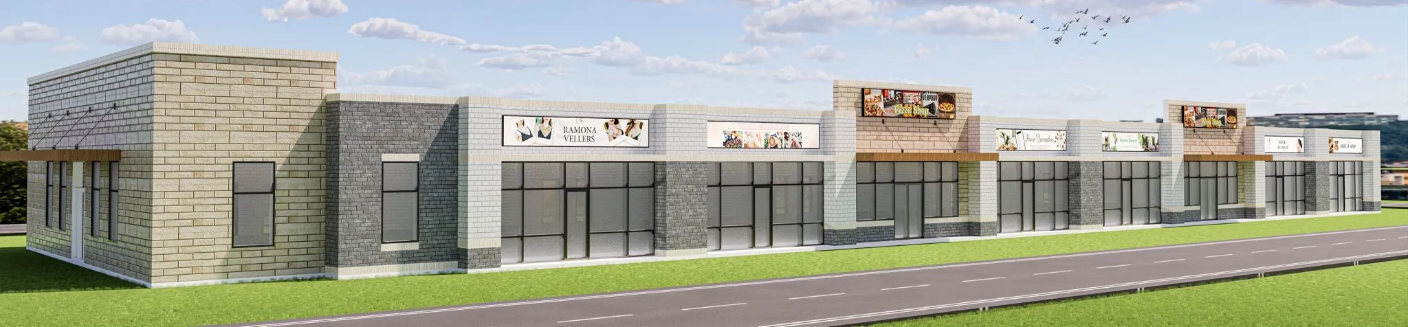 Approved retail development