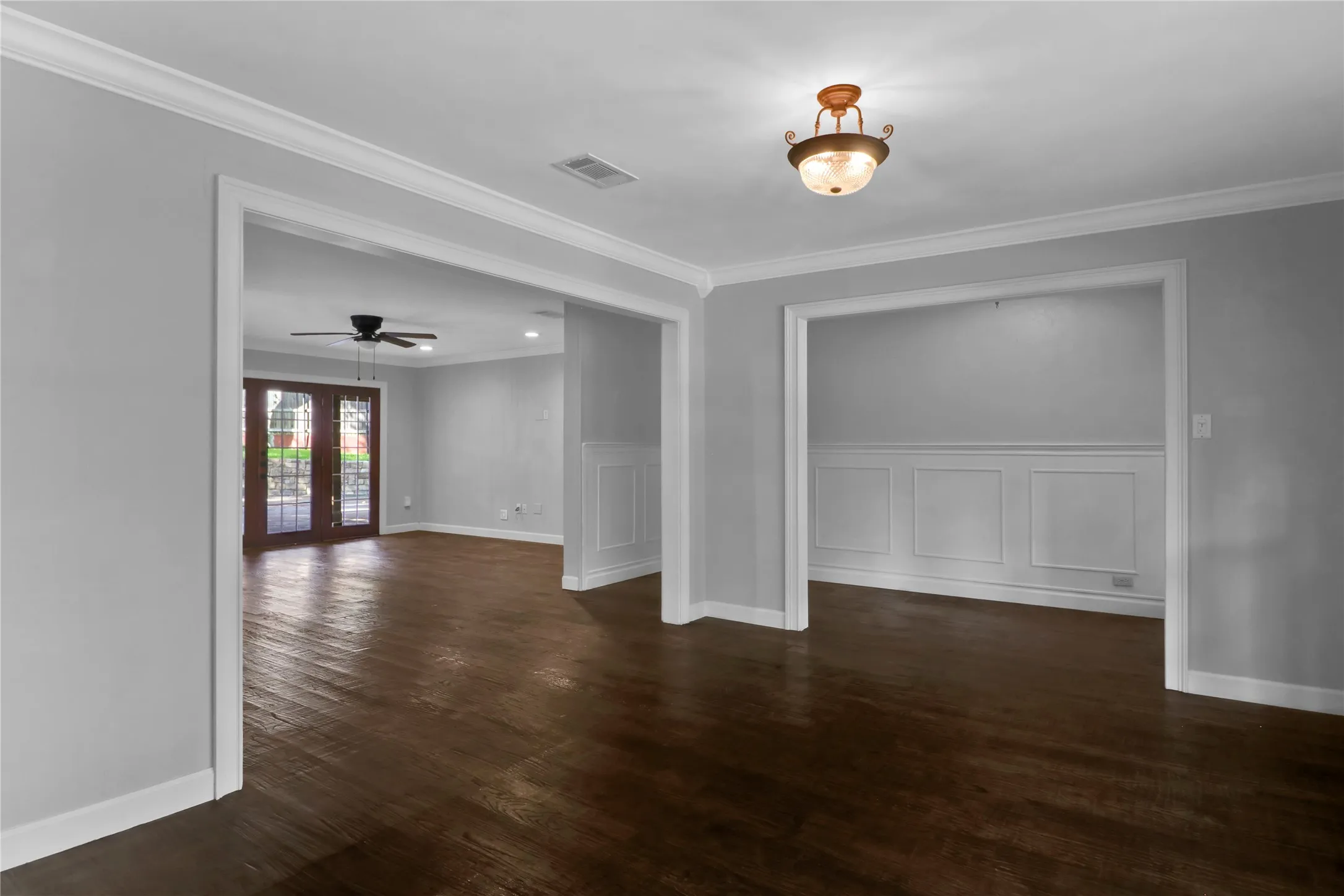 Formal living room. Could be play room or home office.