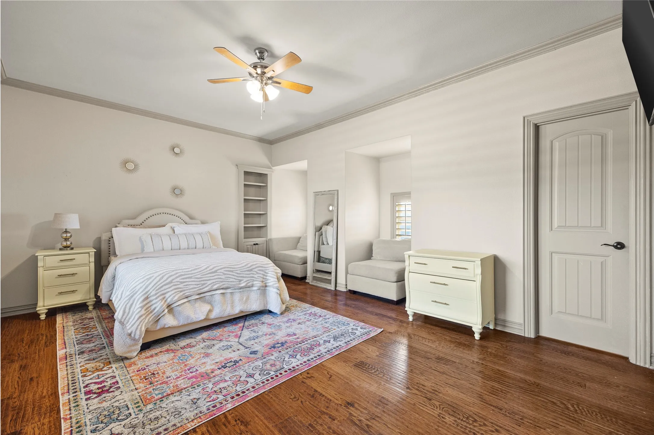 Upstairs bedroom with secret closet!