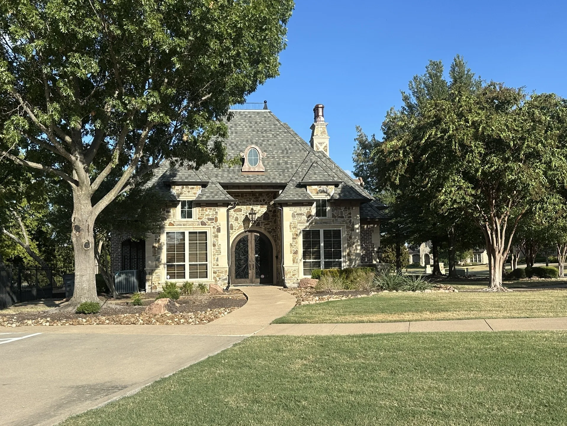 Community house with access code for residents only