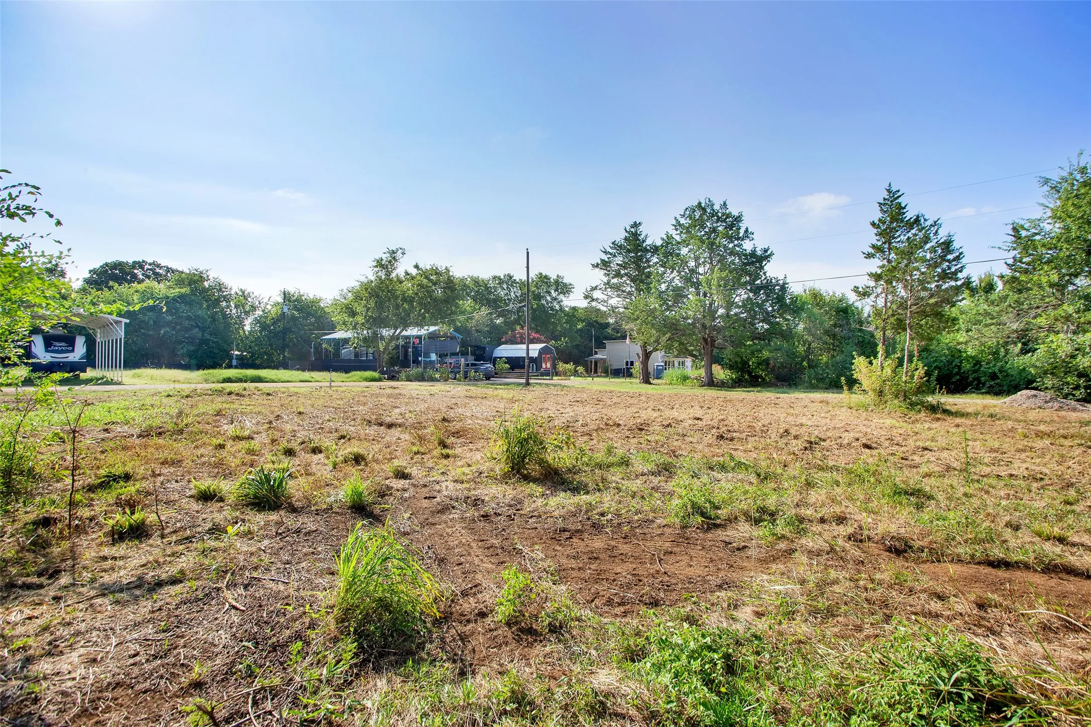 View from Front Right Corner of Lot