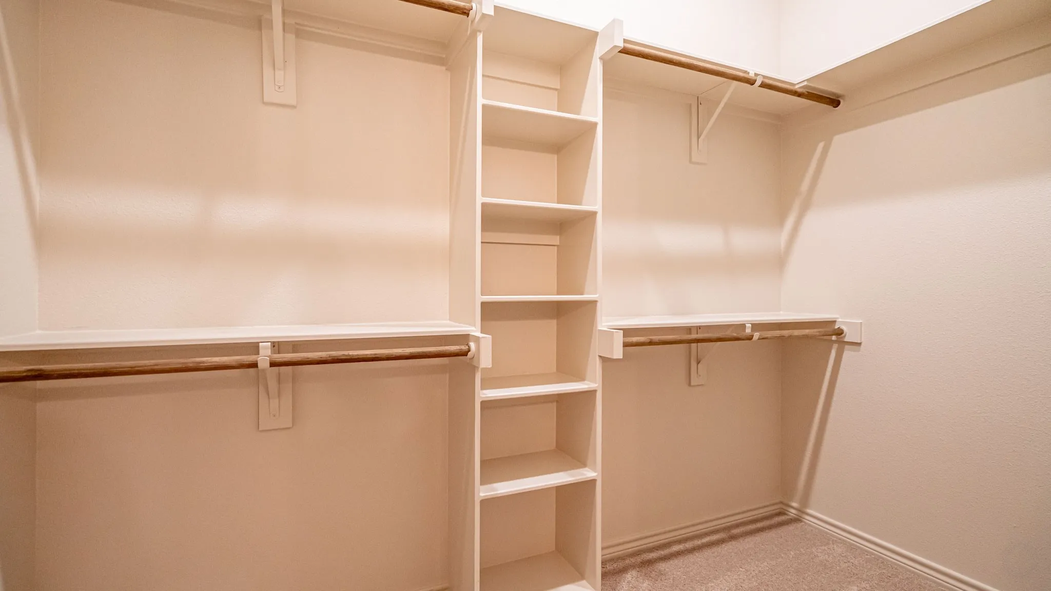 Large primary walk in closet