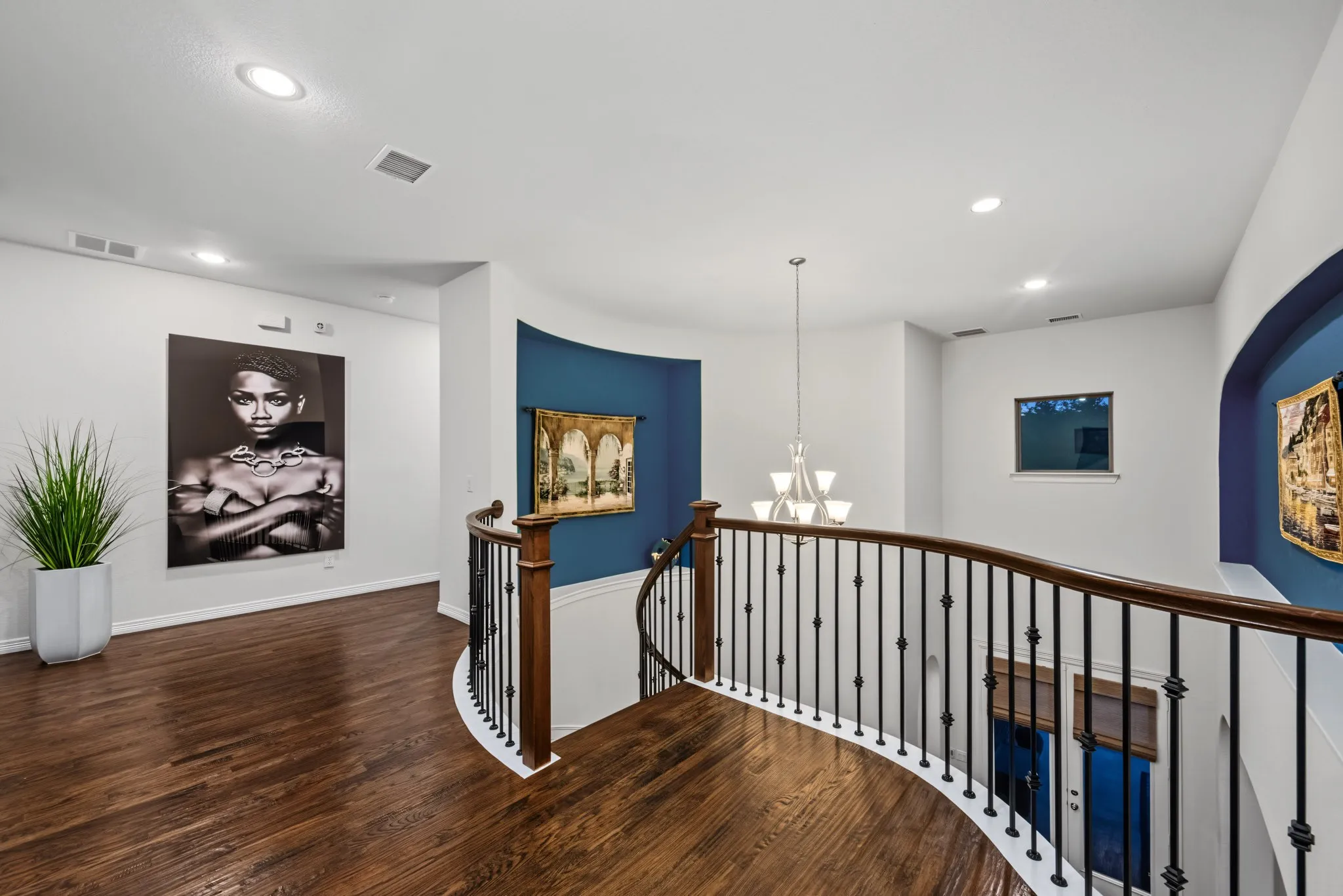 Upstairs landing.