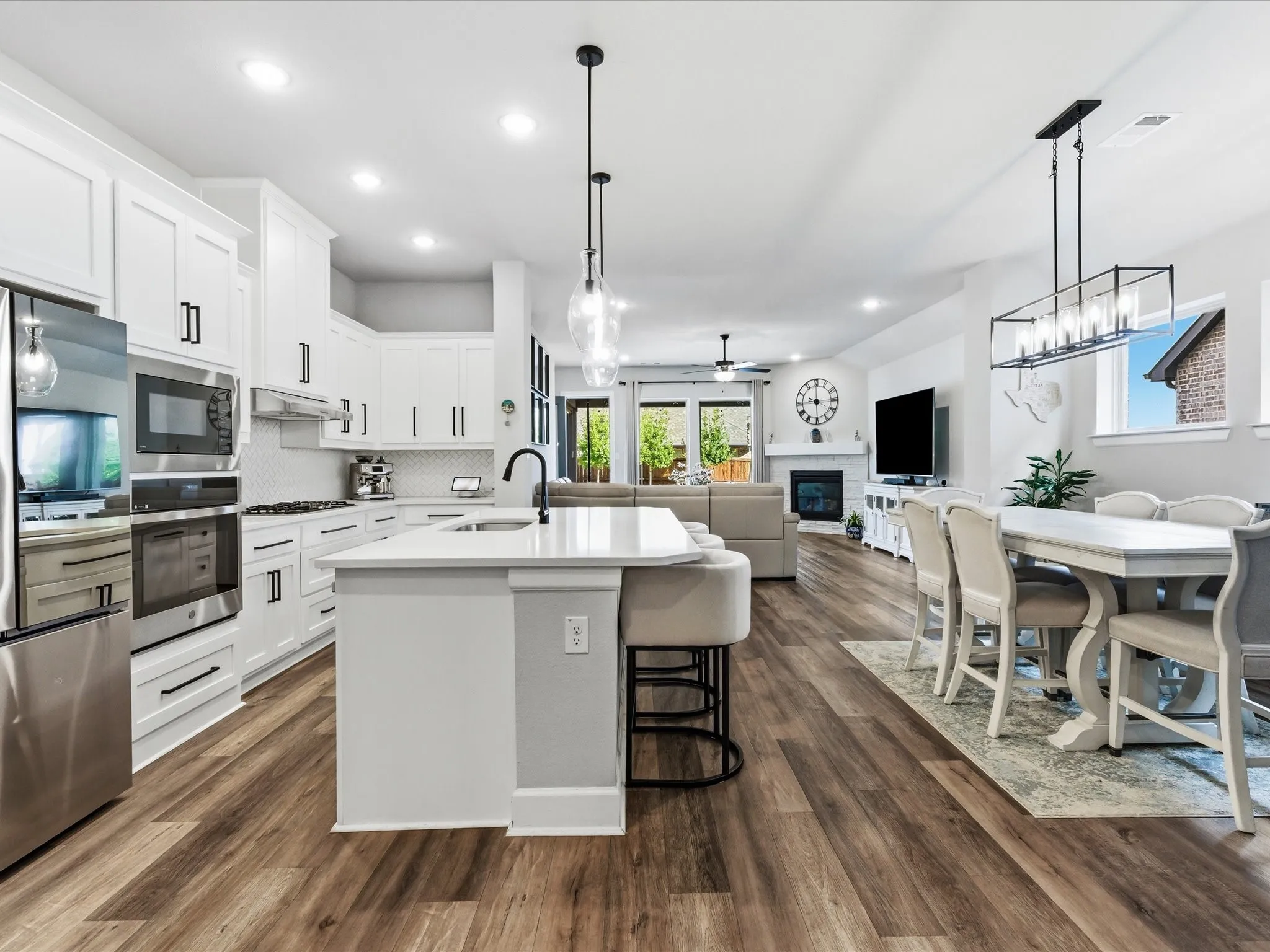 beautifully appointed kitchen featuring a spacious layout and inviting finishes, creating a functional and welcoming space for cooking, gathering, and everyday living