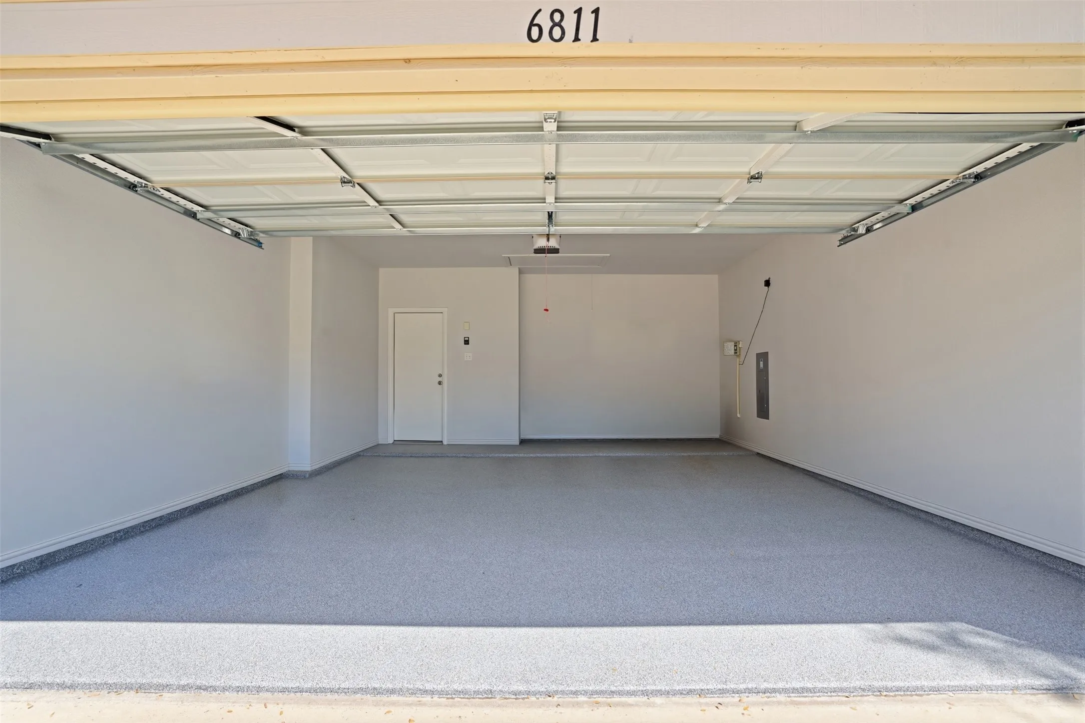 New epoxy floor & fresh paint