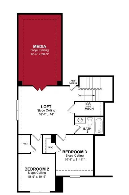 Beazer Homes Saratoga Avalon Floorplan.