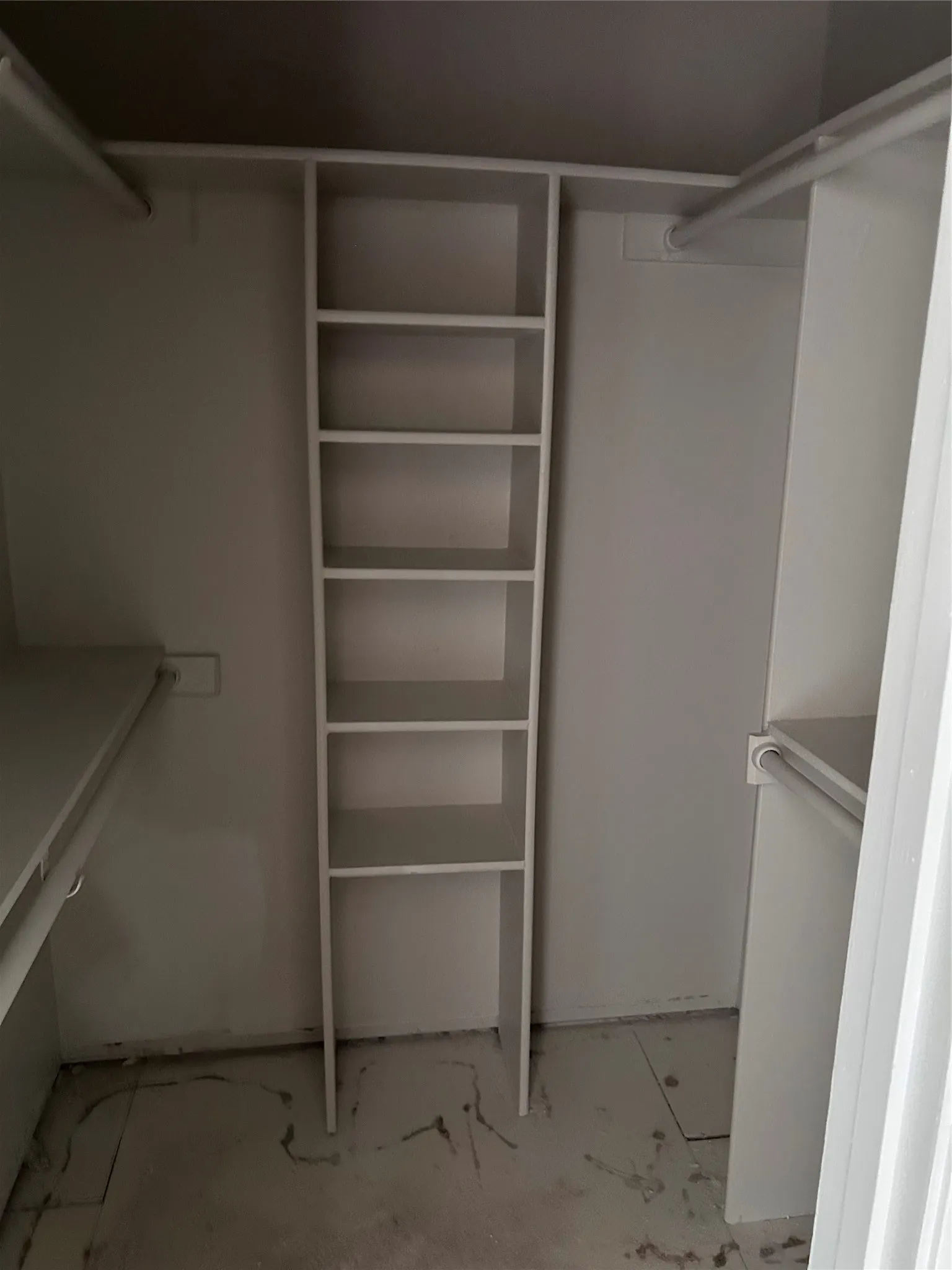 One of the closets in the bedroom.