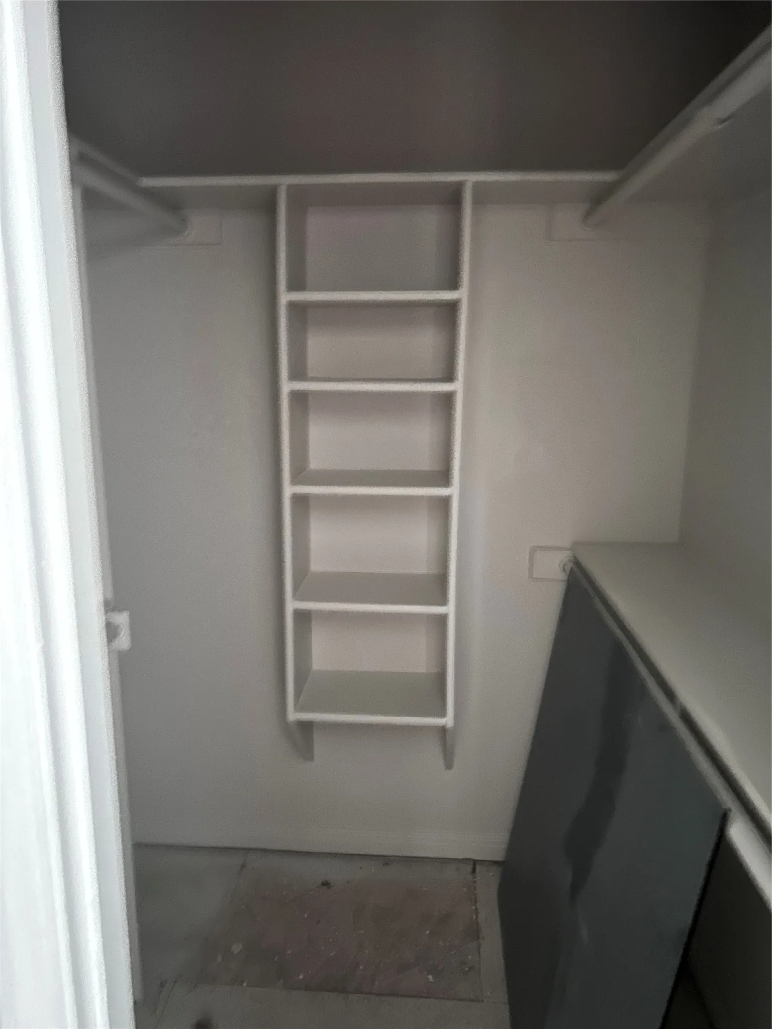 One of the closets in the bedroom.