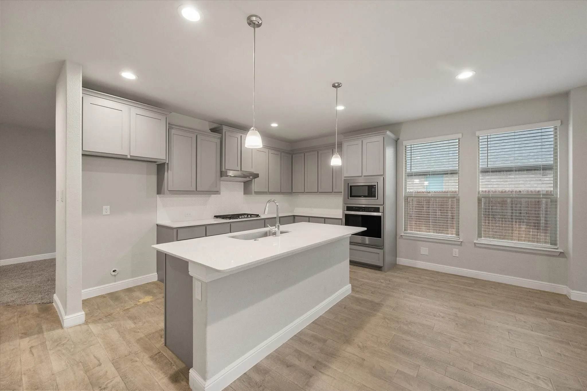 Dining area is just off the spacious kitchen!
