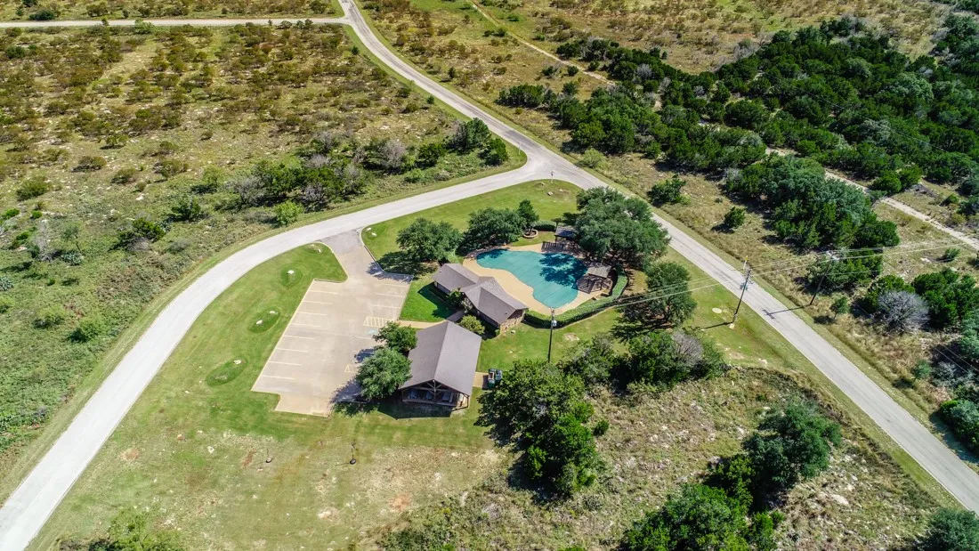 Second pool with pavilion and picnic area