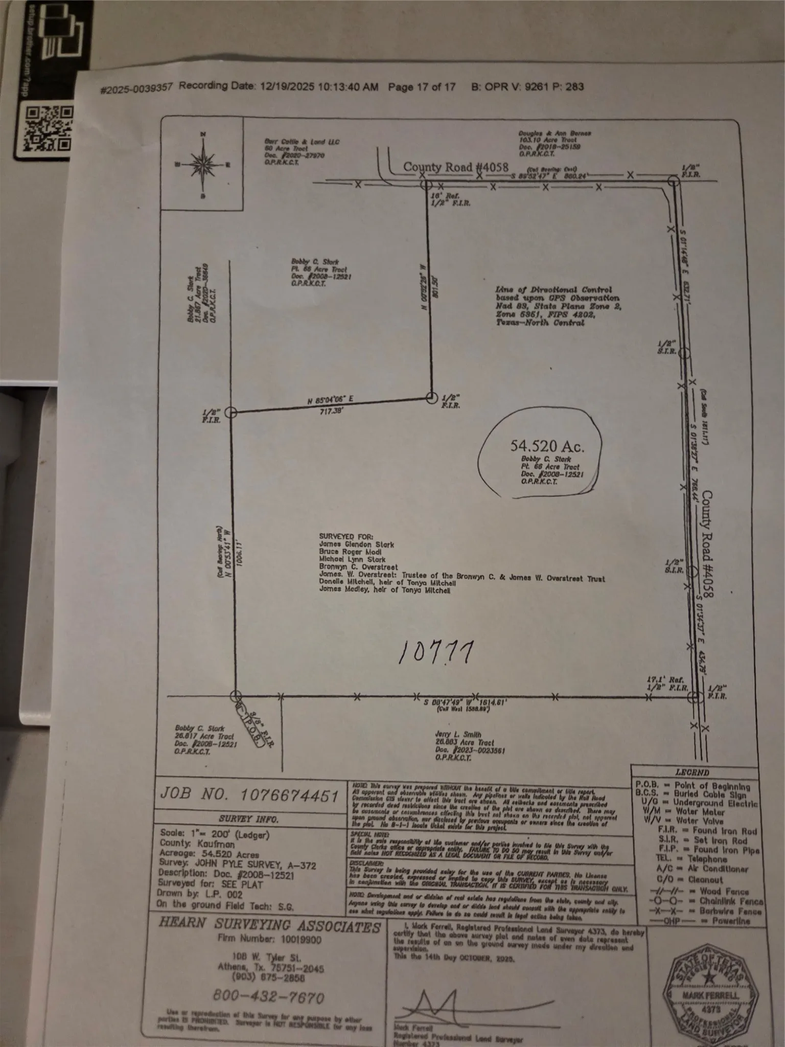 54.2 acres in the JNO Survey