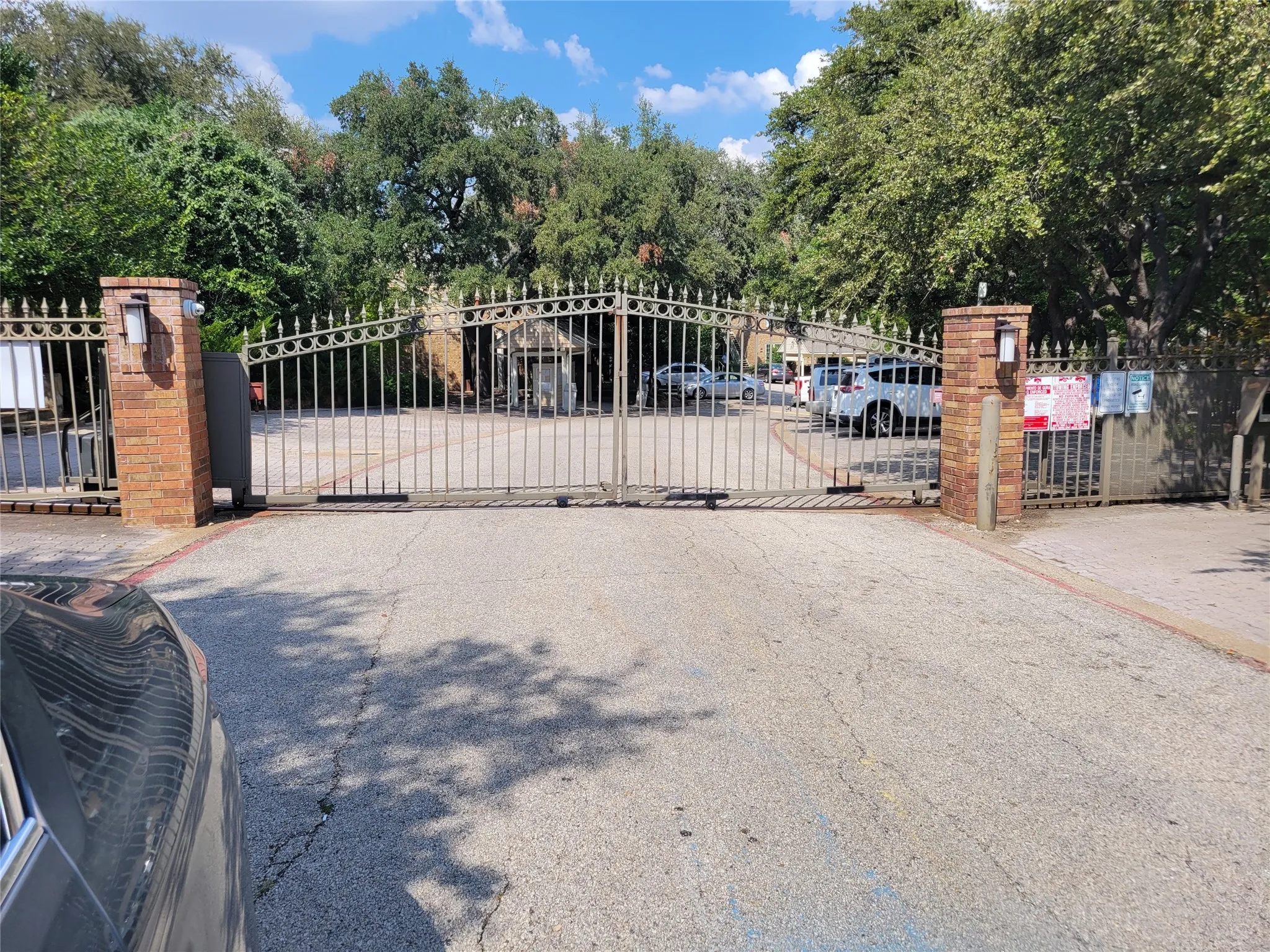 View of gate
