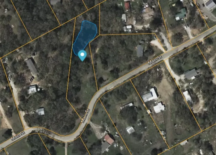 Plat Map. Illustrating the property's boundaries and surrounding parcels with identified street names