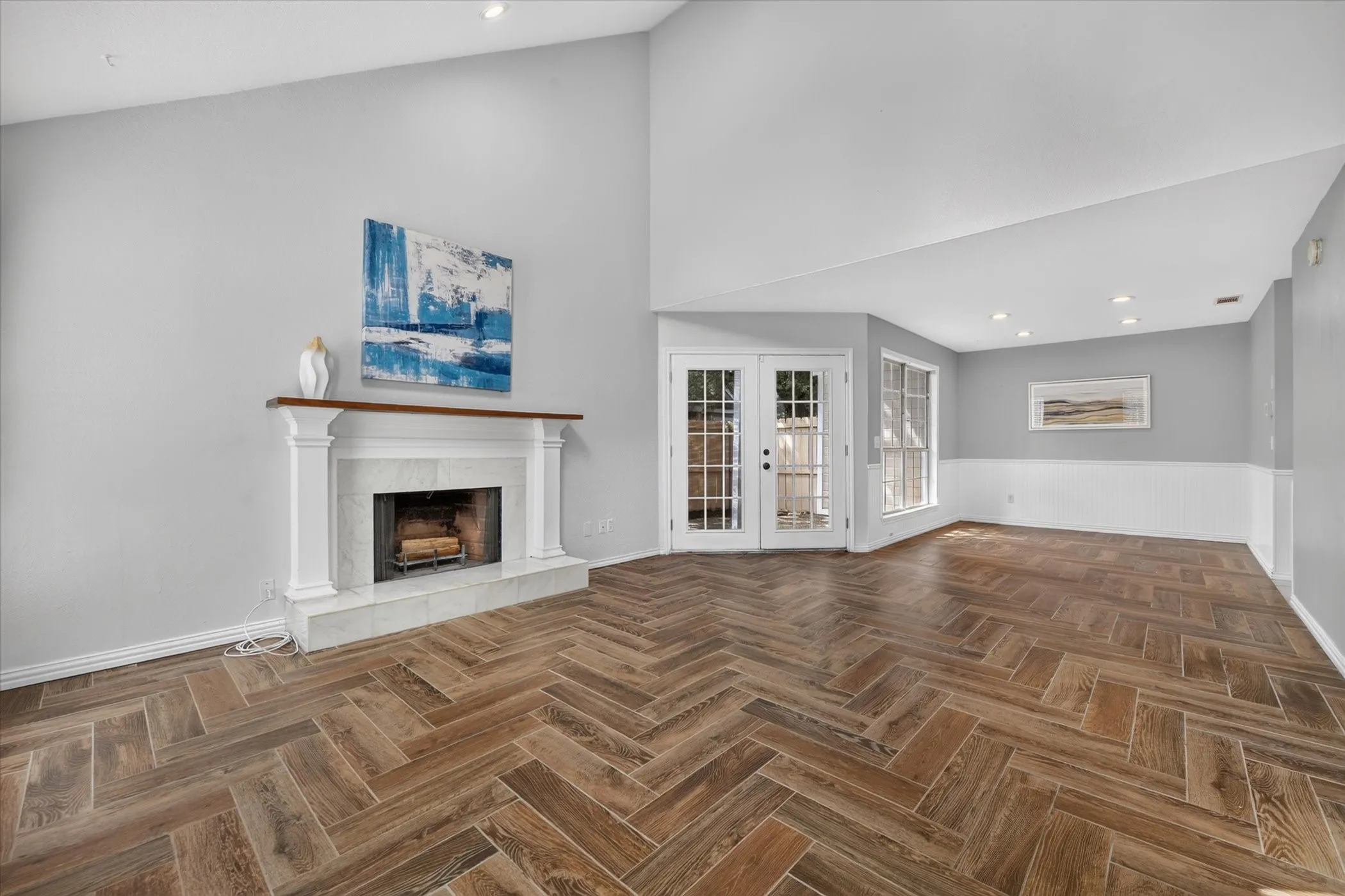 Living room from entry