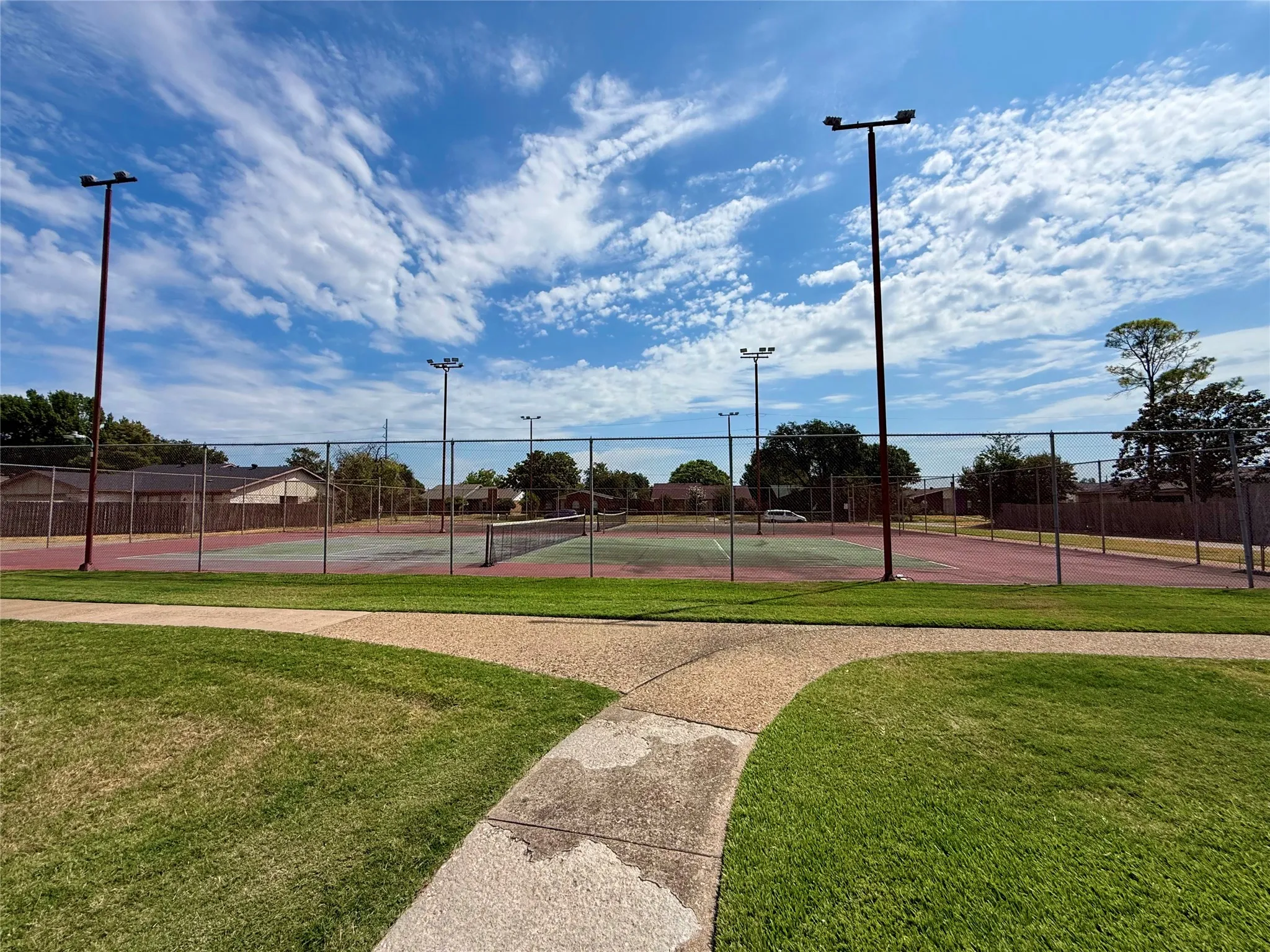 Community tennis courts.