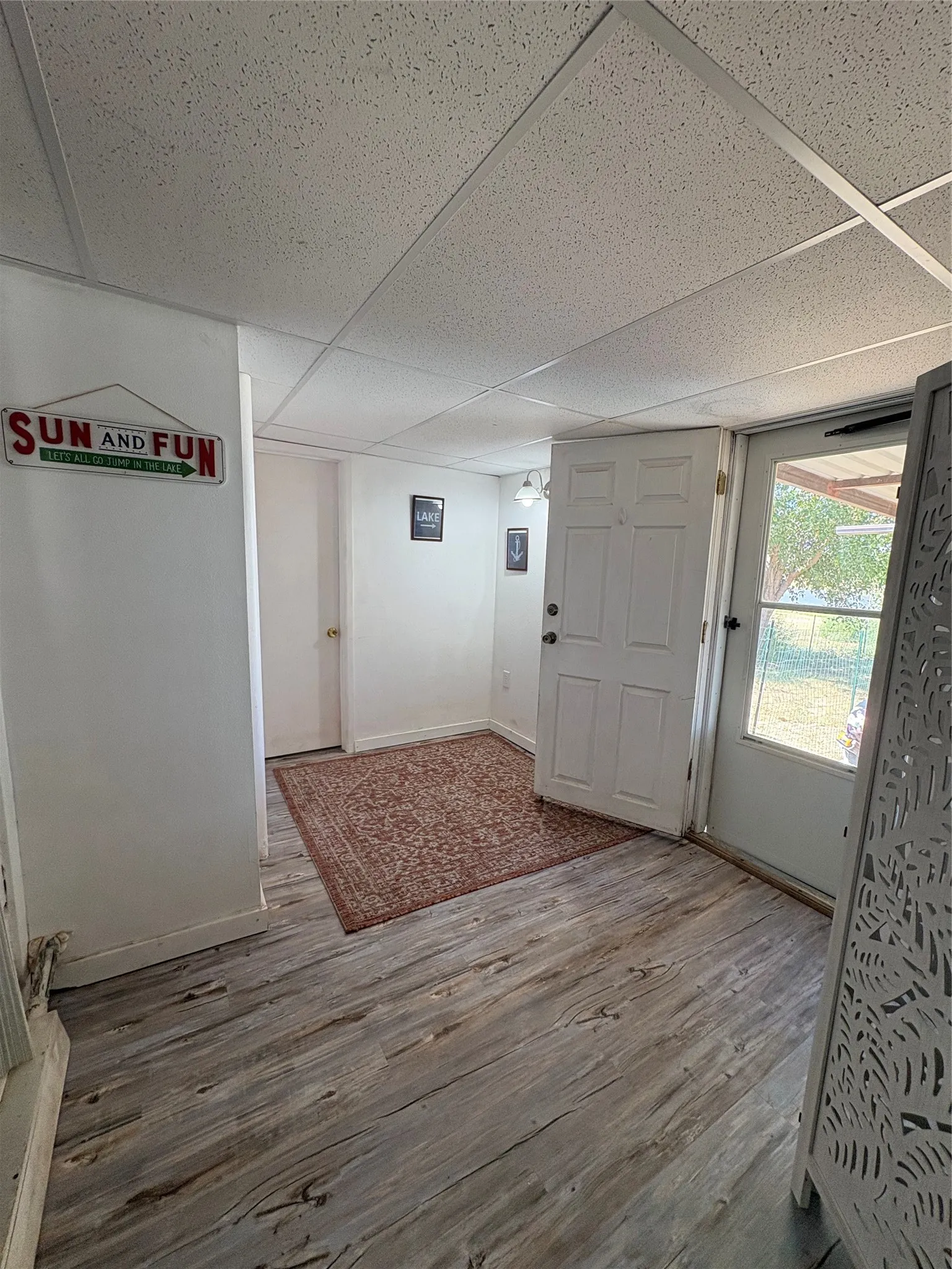 Back door entrance