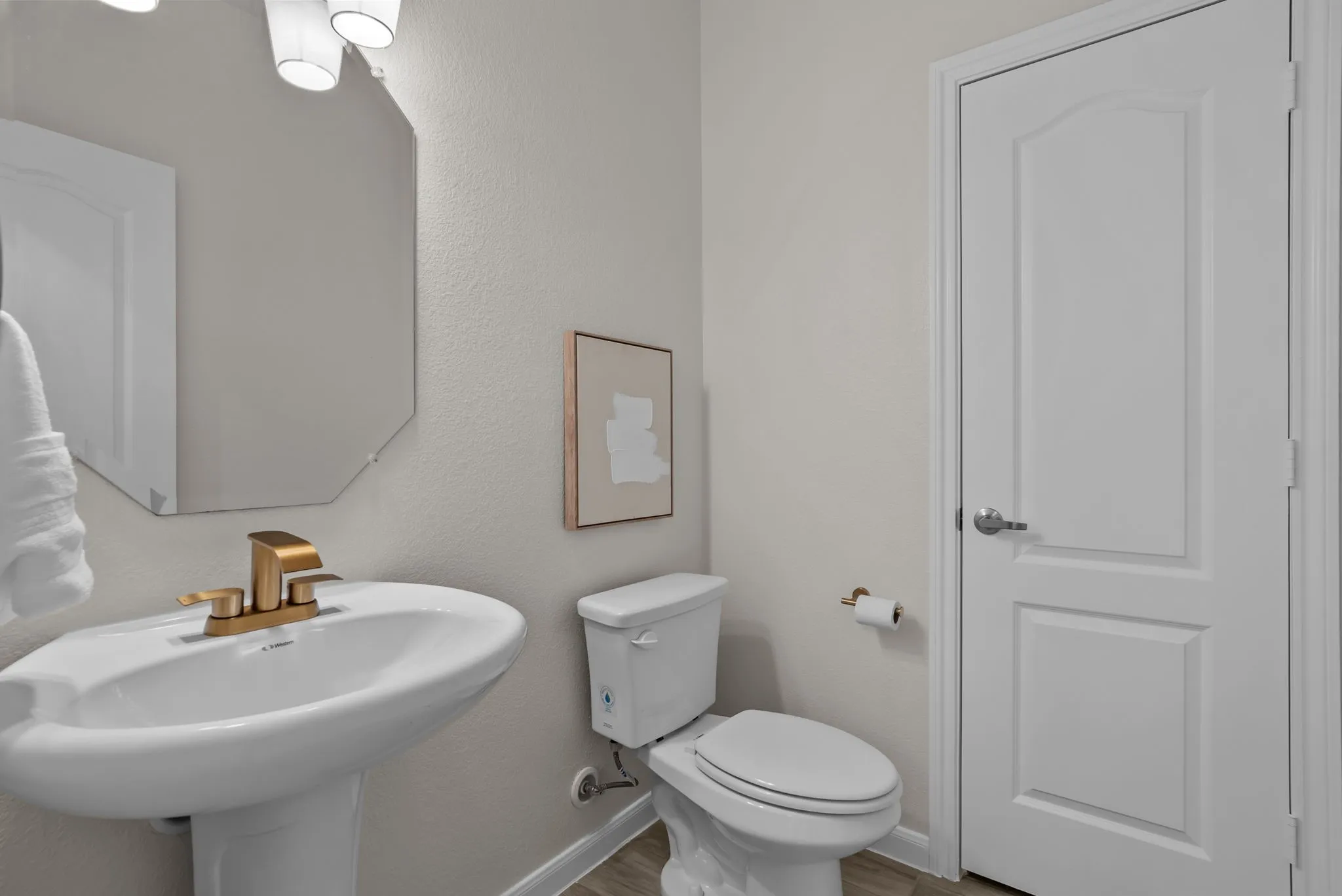 Half-bath on first floor
