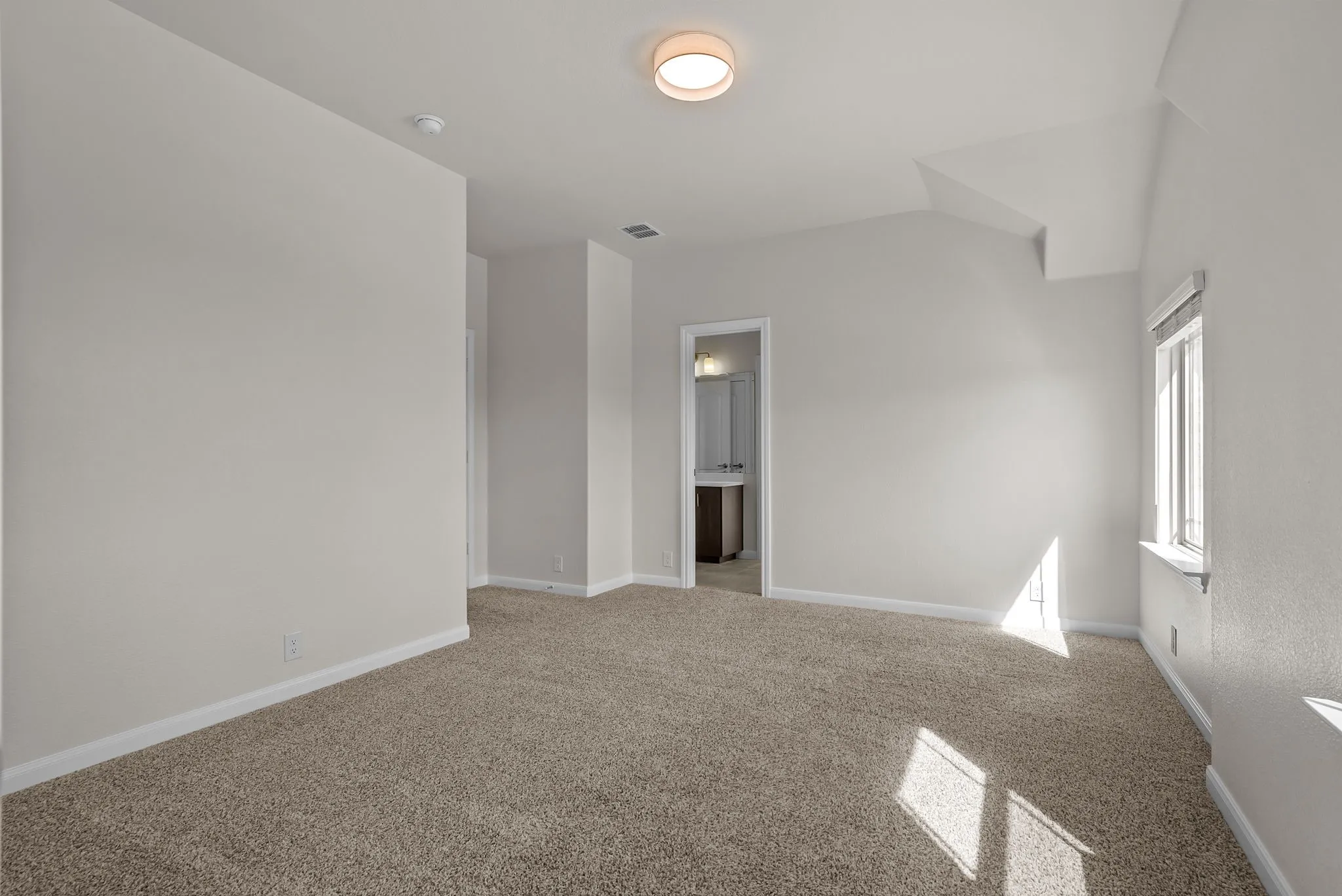 Second bedroom upstairs with connecting bathroom