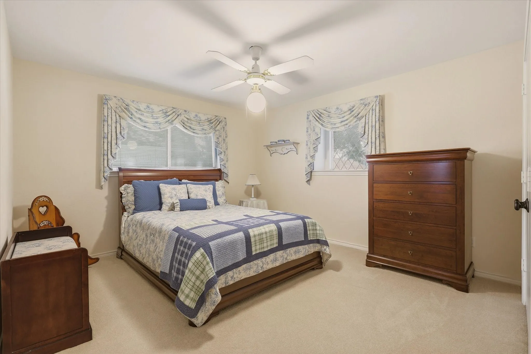 Another large guest bedroom.
