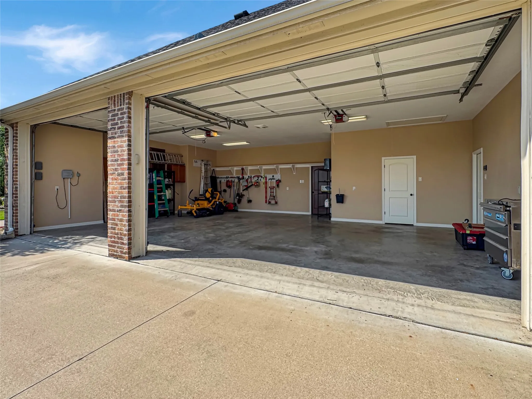 THREE car garage
