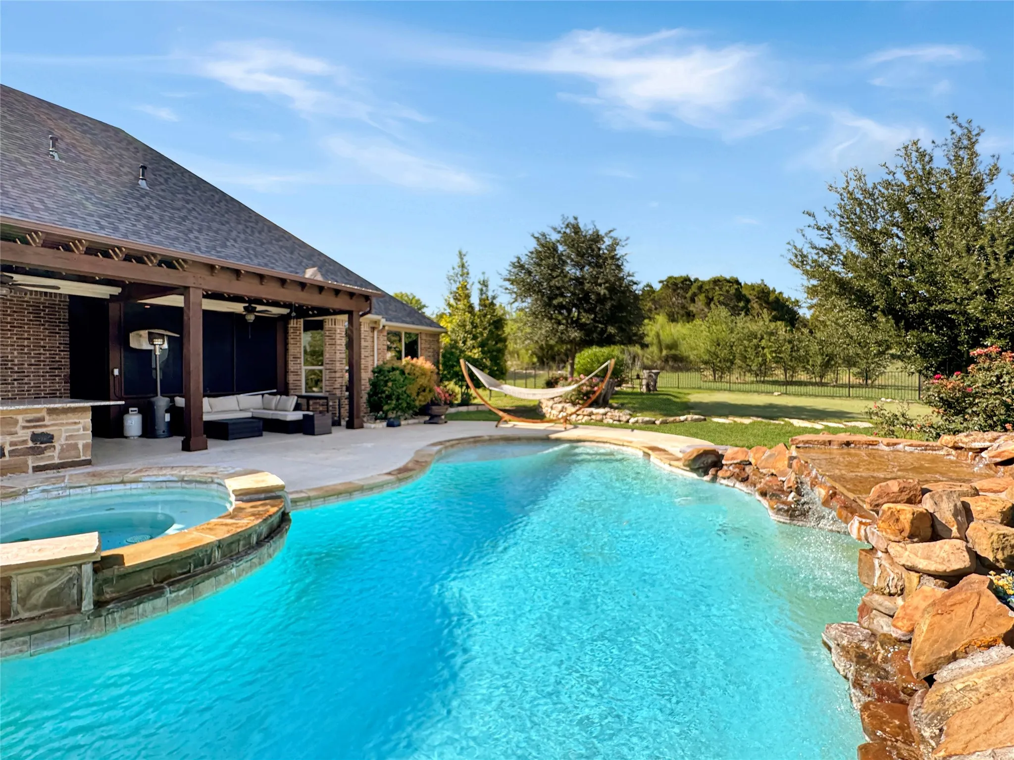 Sparkling oasis