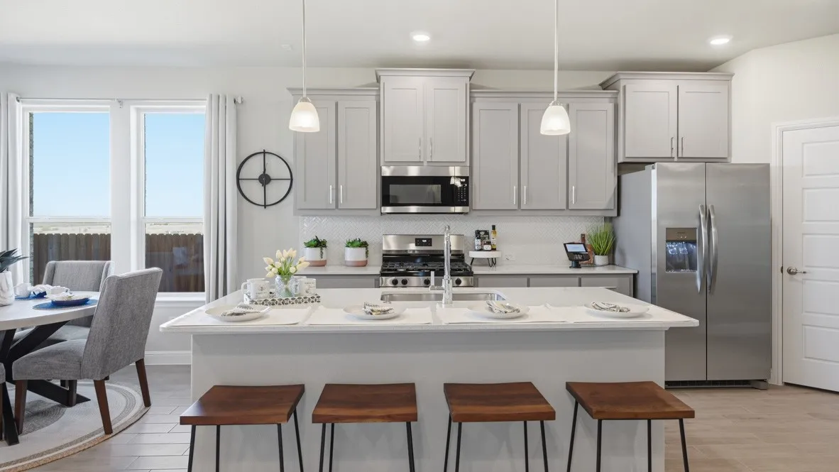 Kitchen-All Home and community information, including pricing, included features, terms, availability and amenities, are subject to change at any time without notice or obligation. All Drawings, pictures, photographs, video, square footages, floor plans, elevations, features, colors and sizes are approximate for illustration purposes only and will vary from the homes as built.