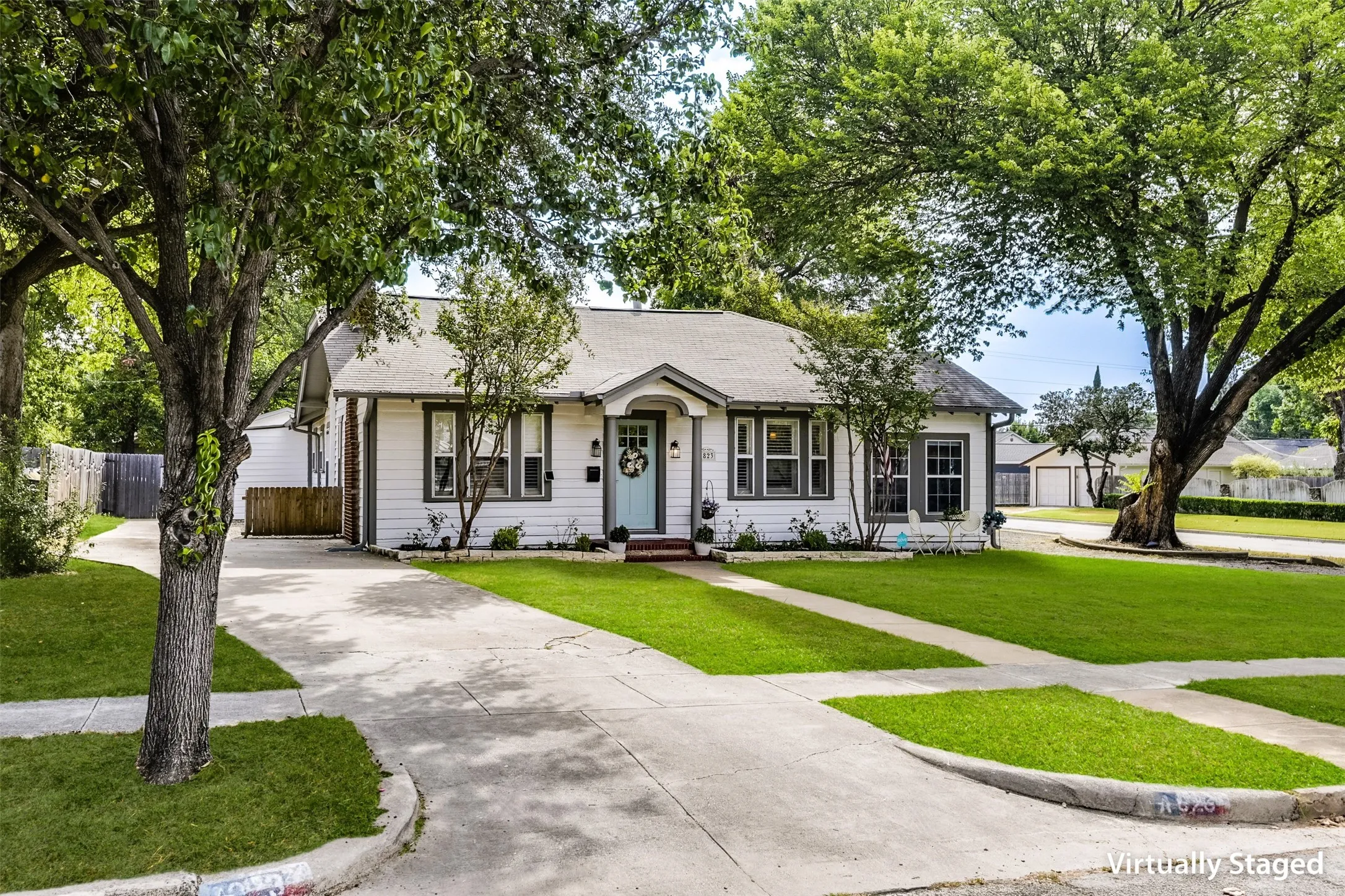 Catch a breath of crisp fall air and enjoy the freedom this generously sized corner lot provides, with plenty of room to spread out, relax, and entertain.  Come take a closer look inside.