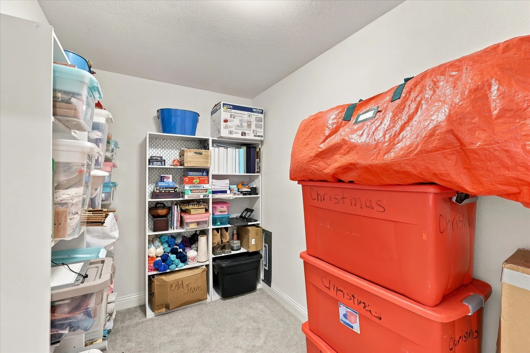 Approximately 11' x 6' storage room