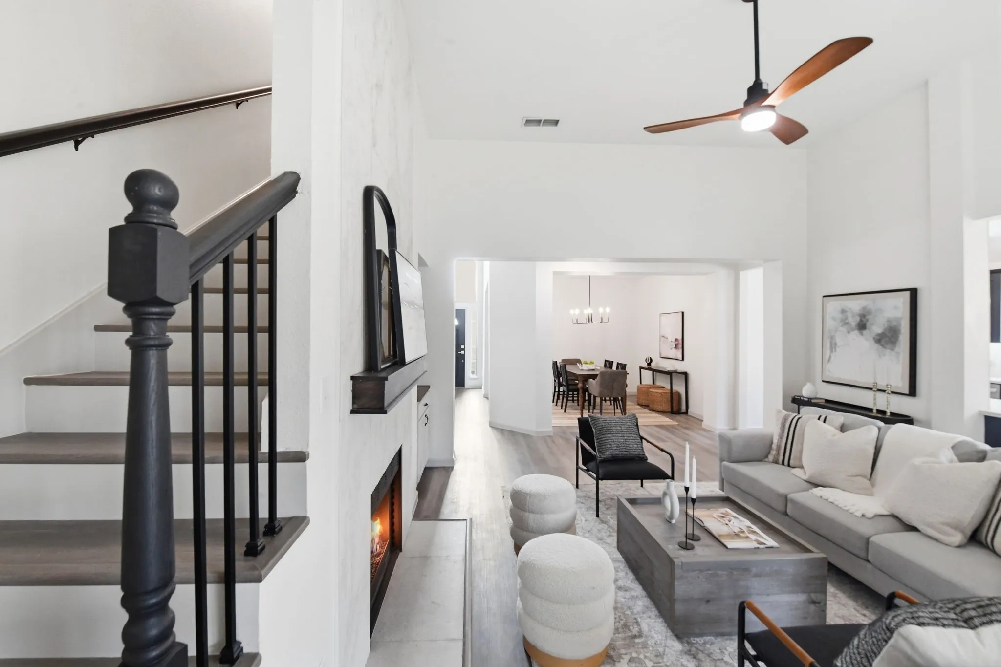 Rear staircase