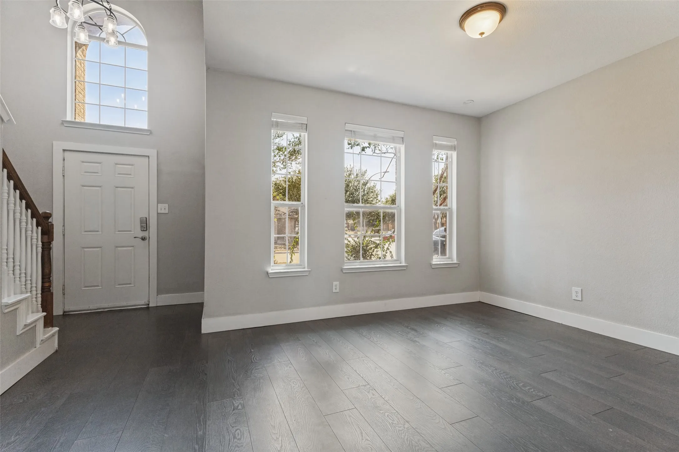 Entry foyer and office space