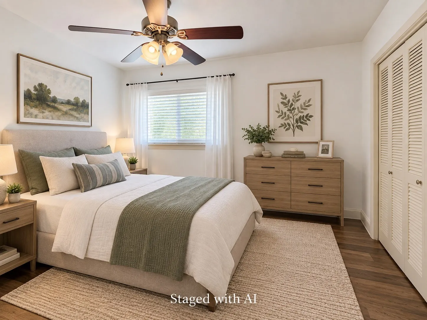 Bedroom 4 - Staged with AI