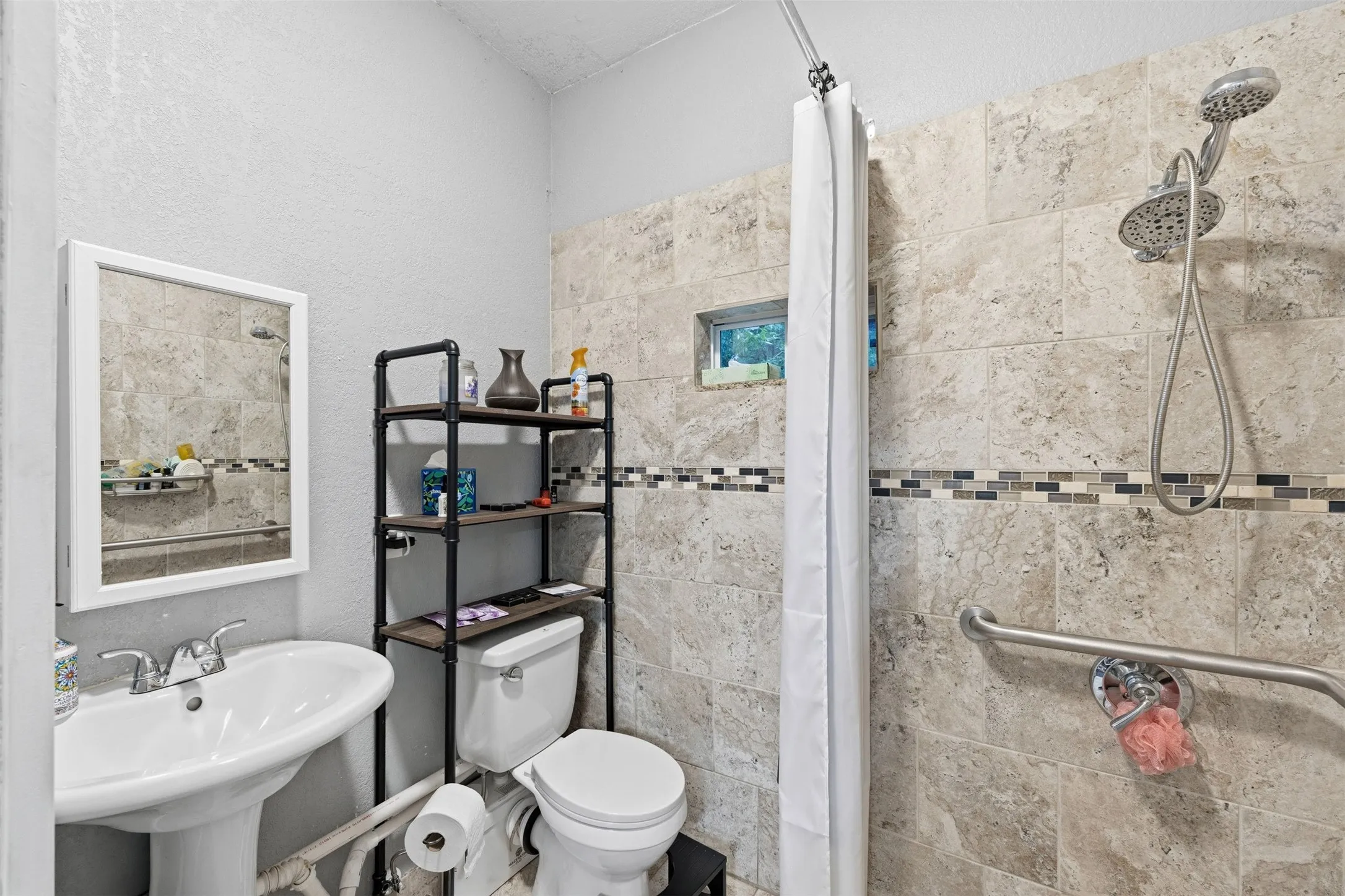 Full handicap accessible bathroom