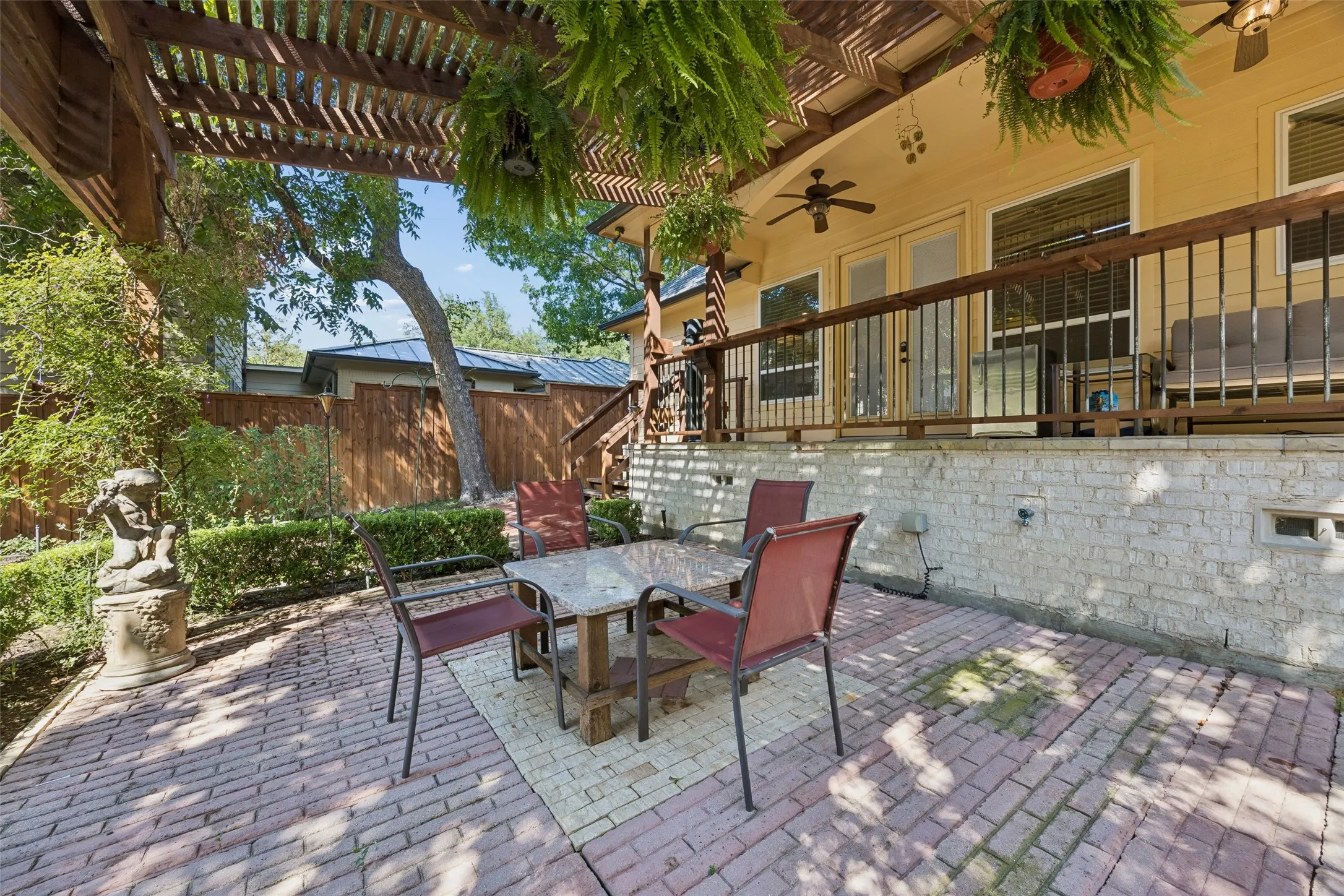 Back Patio Side View