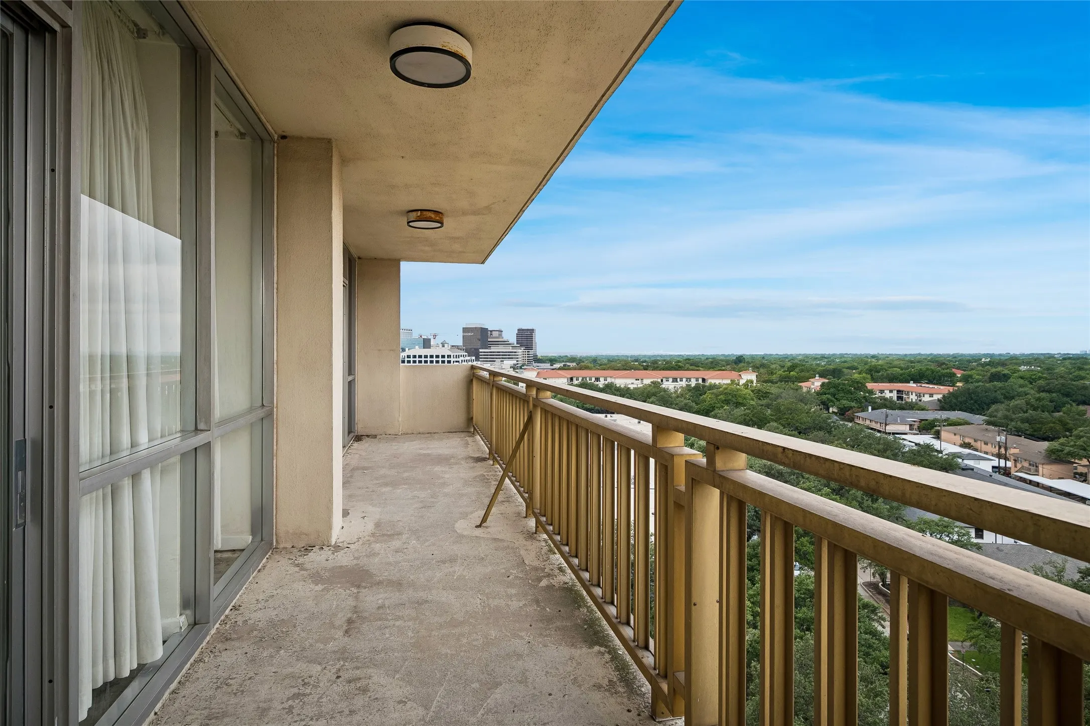 Step outside from living room to enjoy great view